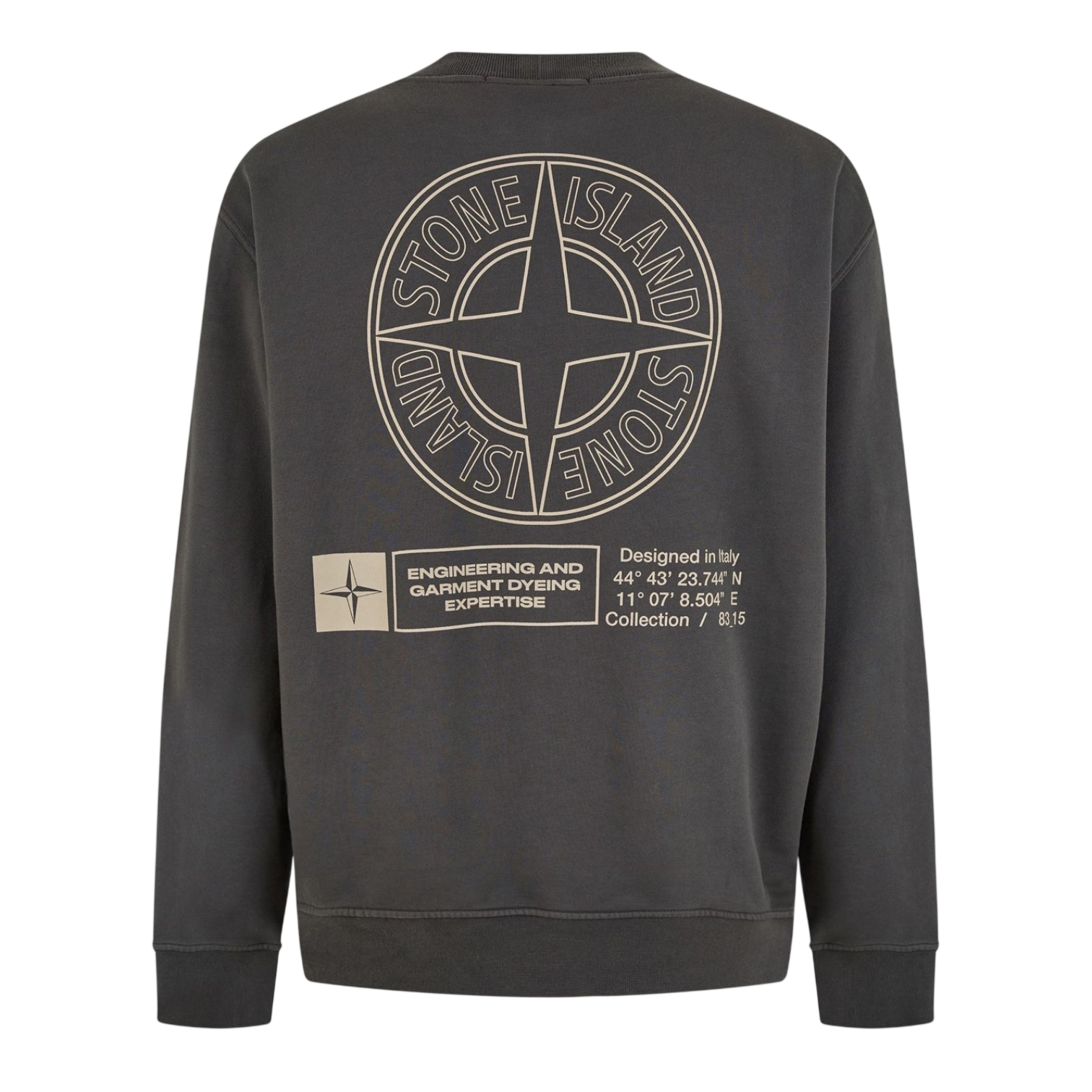 LUXURY HUB STONE ISLAND GRAPHIC CREW NECK JUMPER