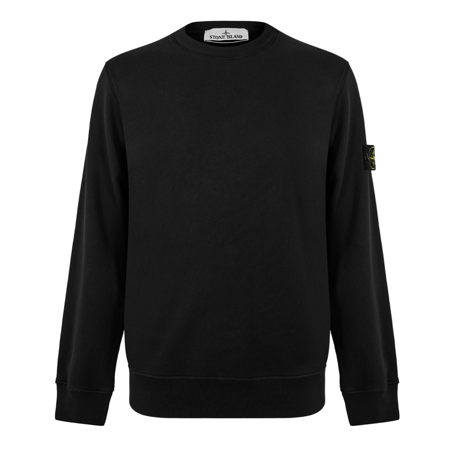 LUXURY HUB STONE ISLAND LOGO CREW SWEATSHIRT