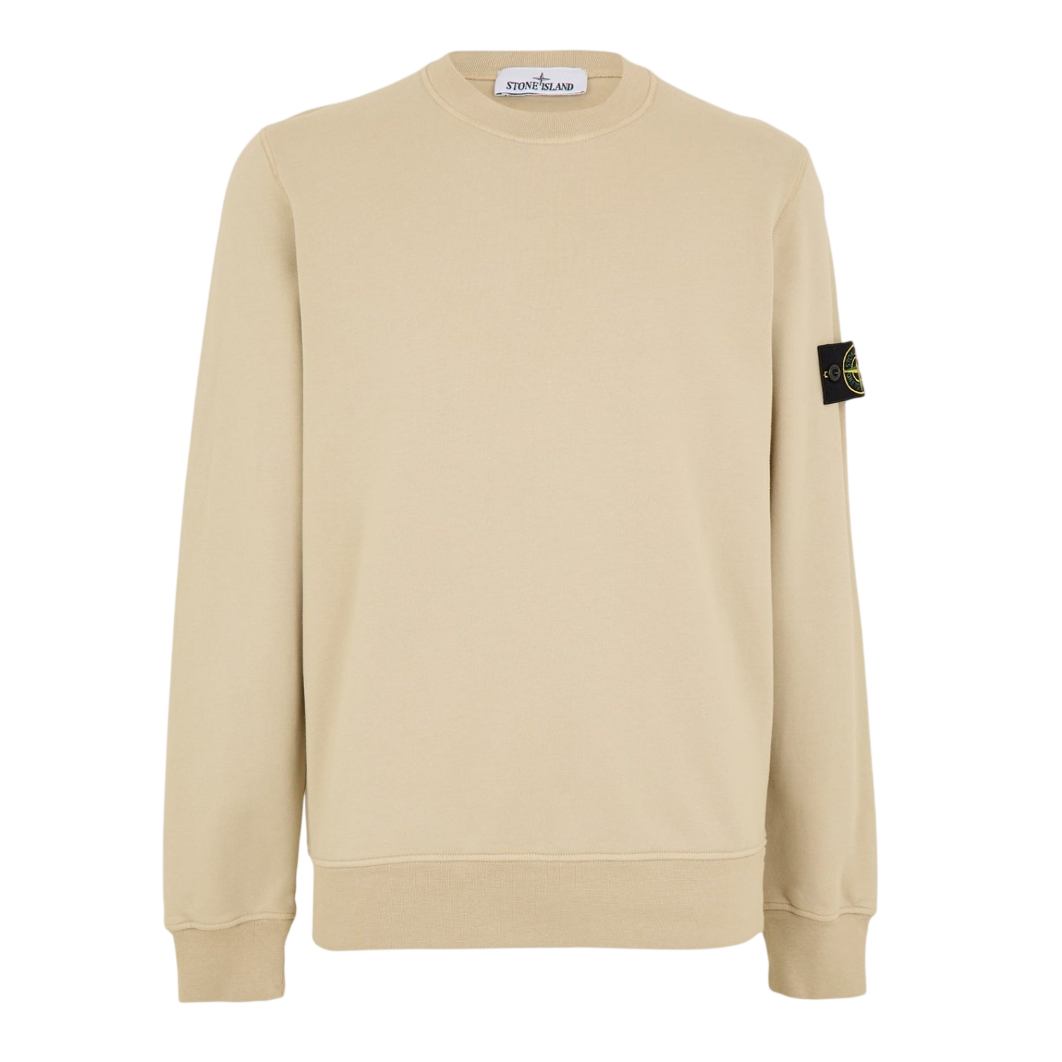 LUXURY HUB STONE ISLAND LOGO CREW SWEATSHIRT