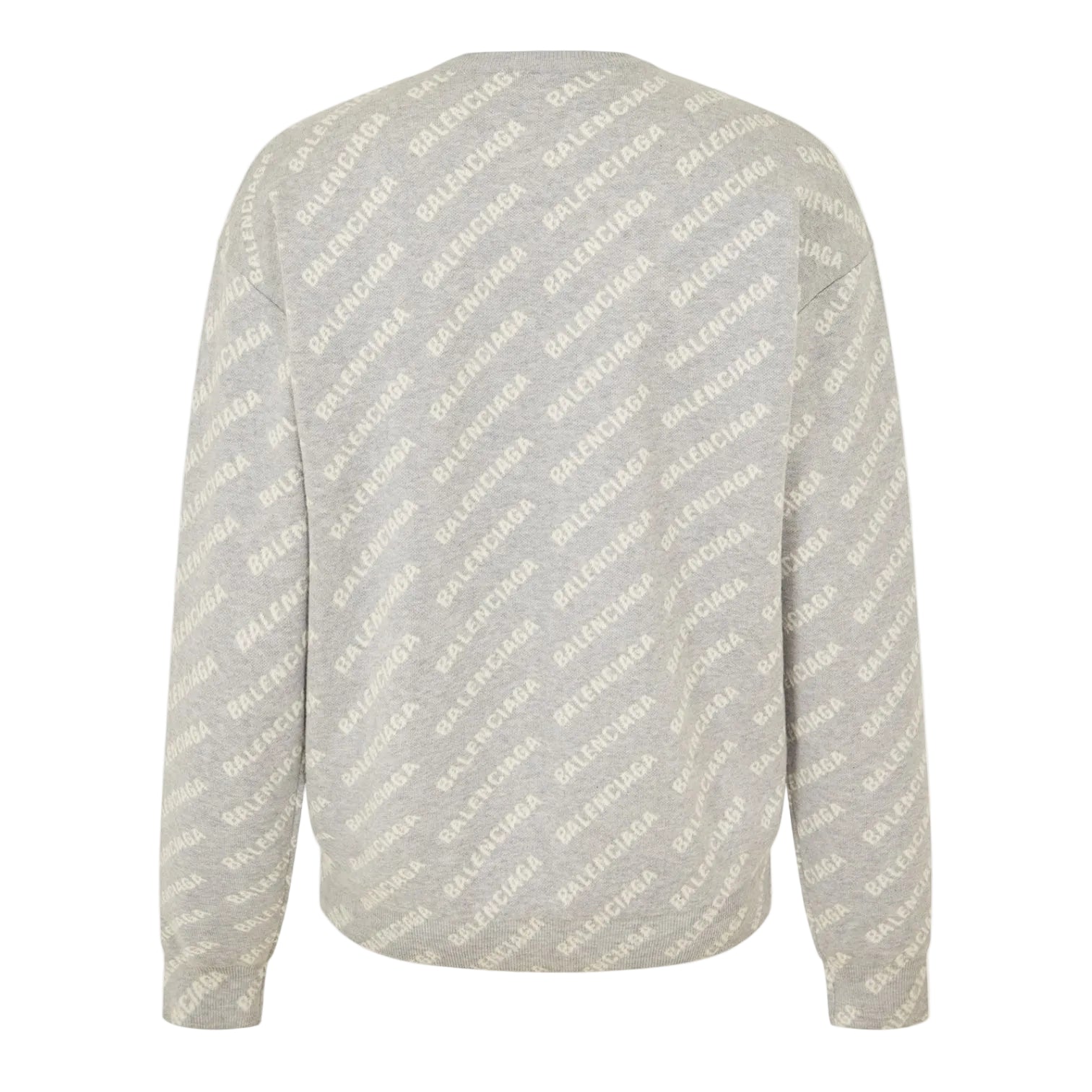 LUXURY HUB BALENCIAGA MINI ALL-OVER LOGO SWEATER