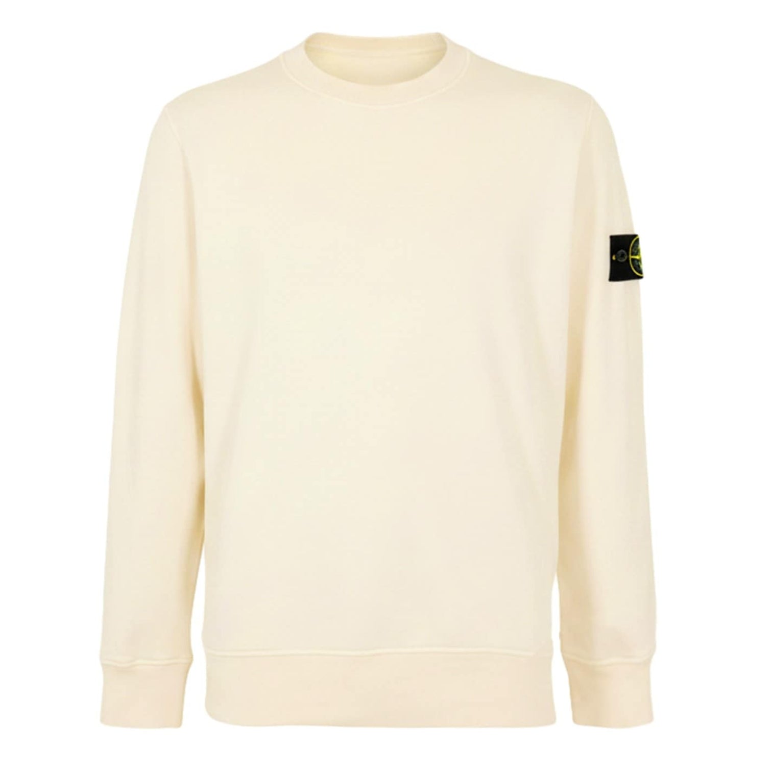 LUXURY HUB STONE ISLAND MEN'S FLEECE CREW SWEATSHIRT
