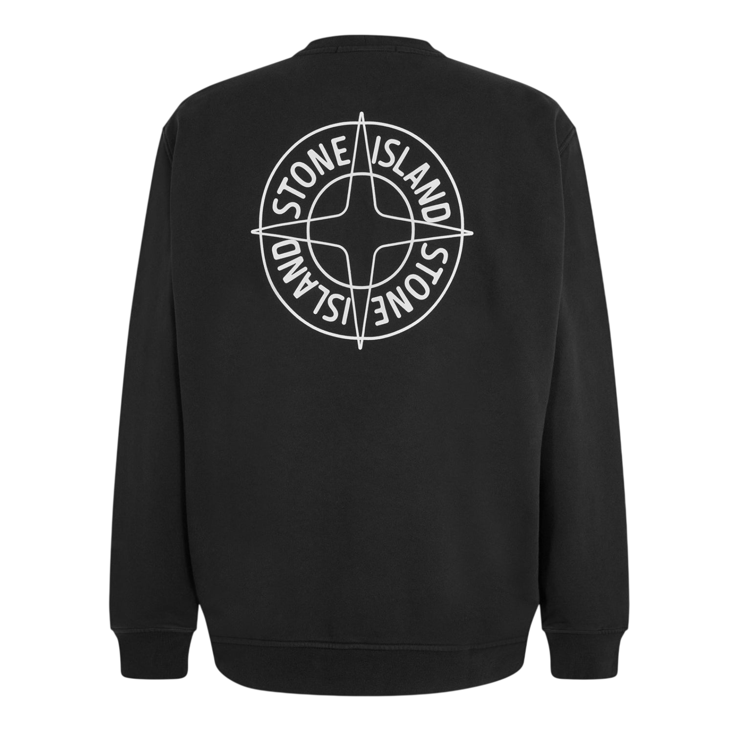 LUXURY HUB STONE ISLAND MEN'S COMPASS CREW SWEATSHIRT