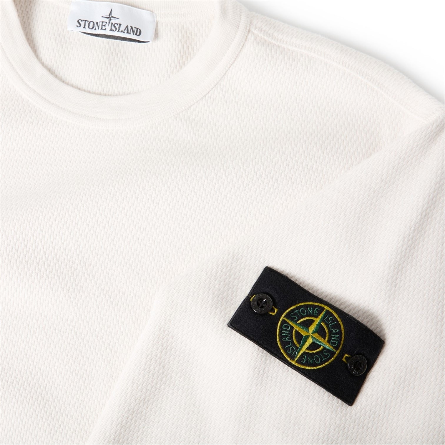 LUXURY HUB STONE ISLAND STONE MESH CREW