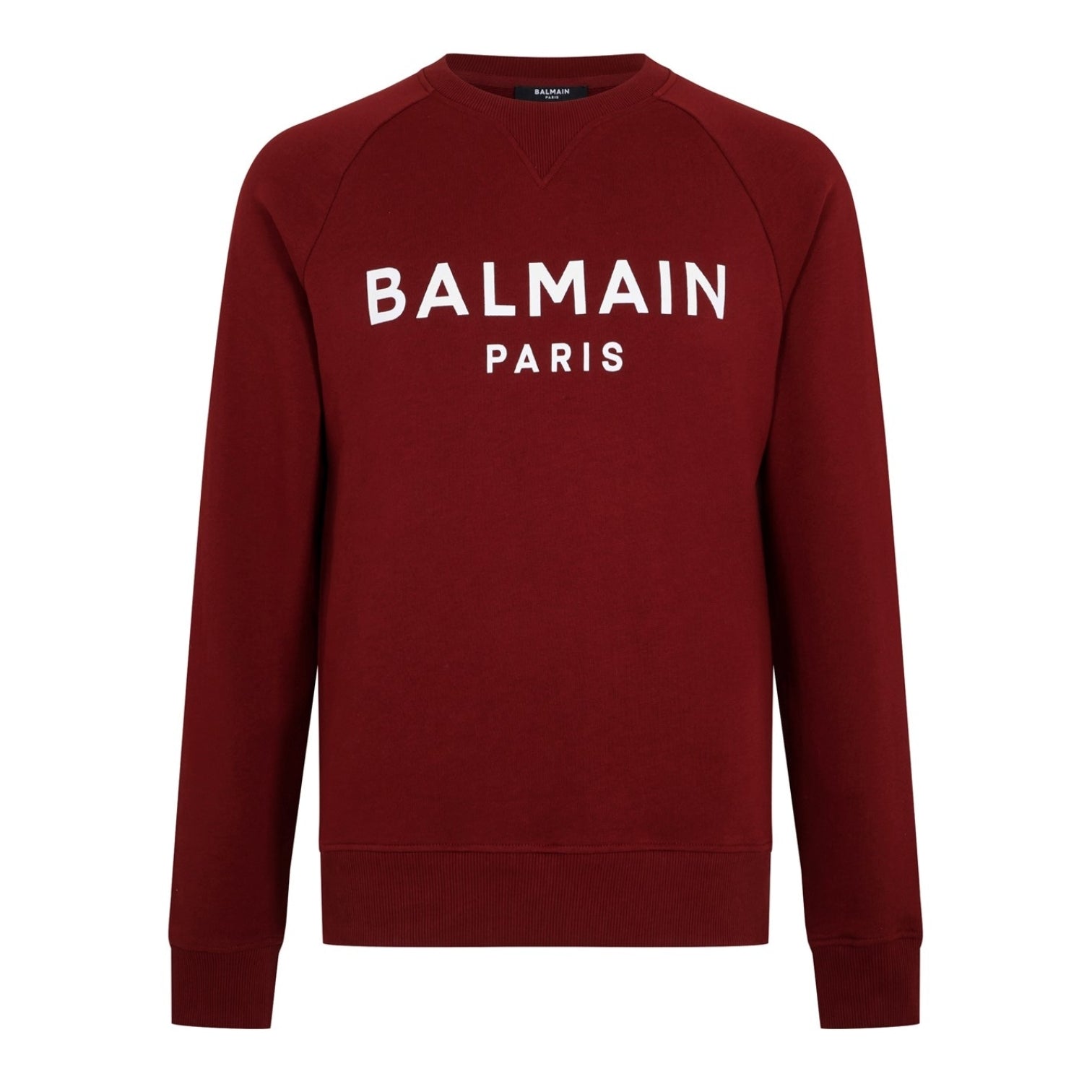 LUXURY HUB  BALMAIN CREW NECK SWEATSHIRT