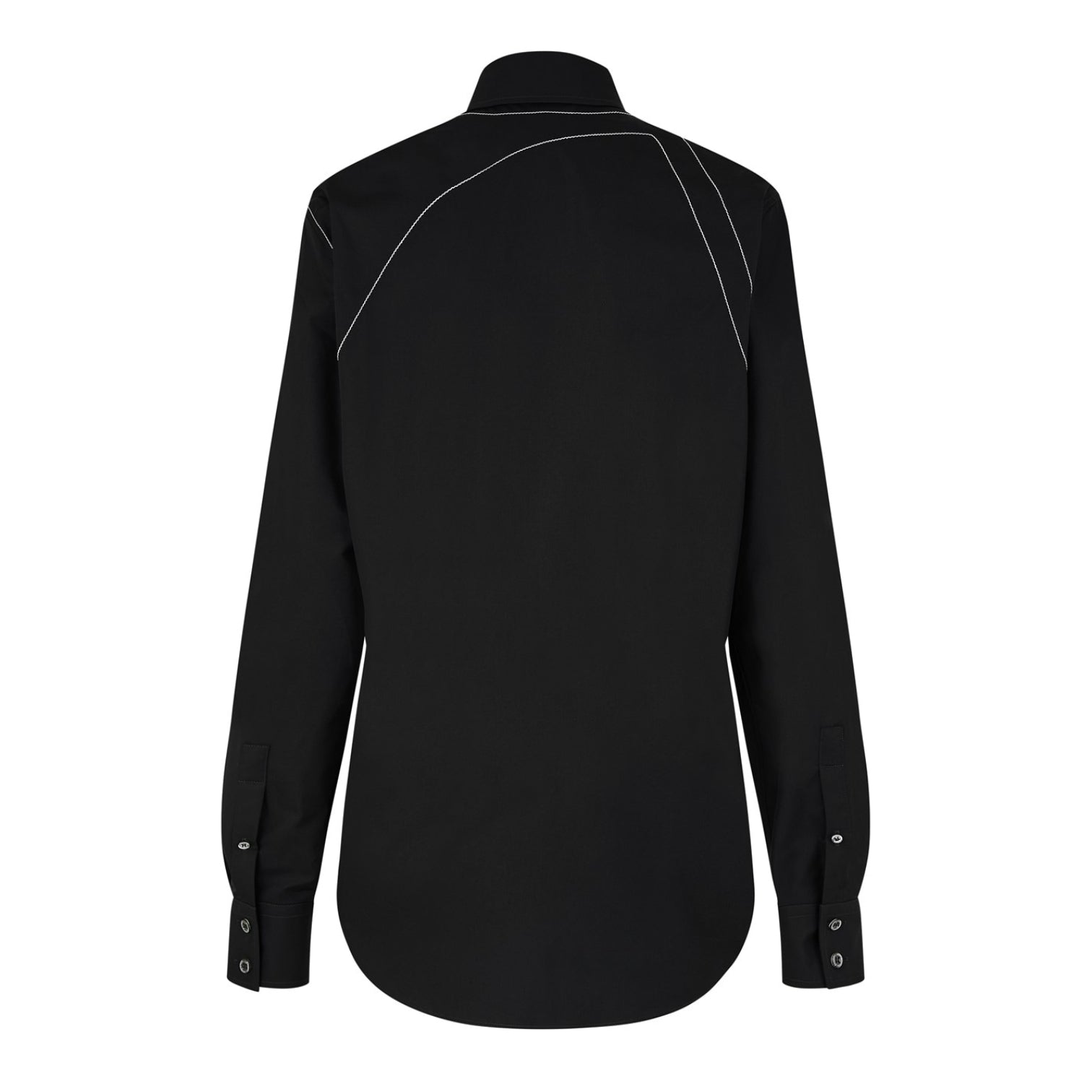 LUXURY HUB ALEXANDER MCQUEEN ALEX CNTRST STCH SHIRT
