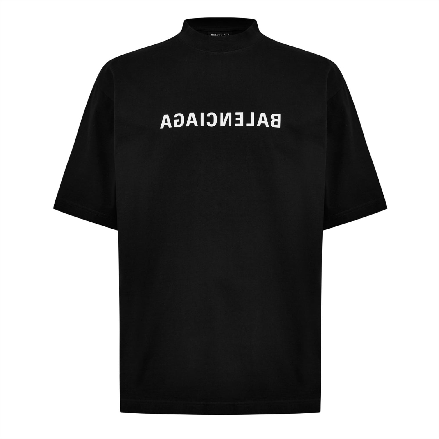 LUXURY HUB BALENCIAGA REVERSED LOGO TEE