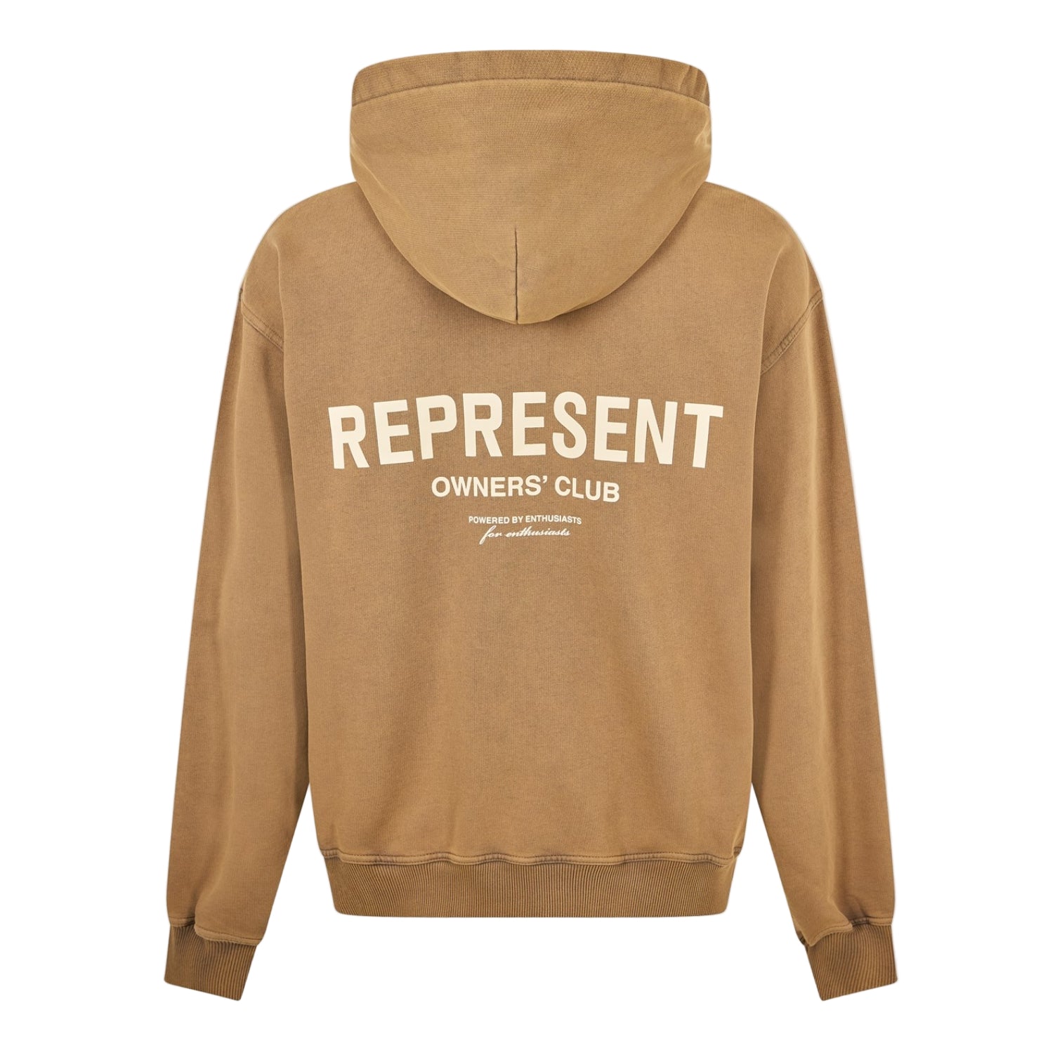 LUXURY HUB REPRESENT MEN'S REP OWNERS CLUB ZIPPED HOODIE, BOLD LOGO