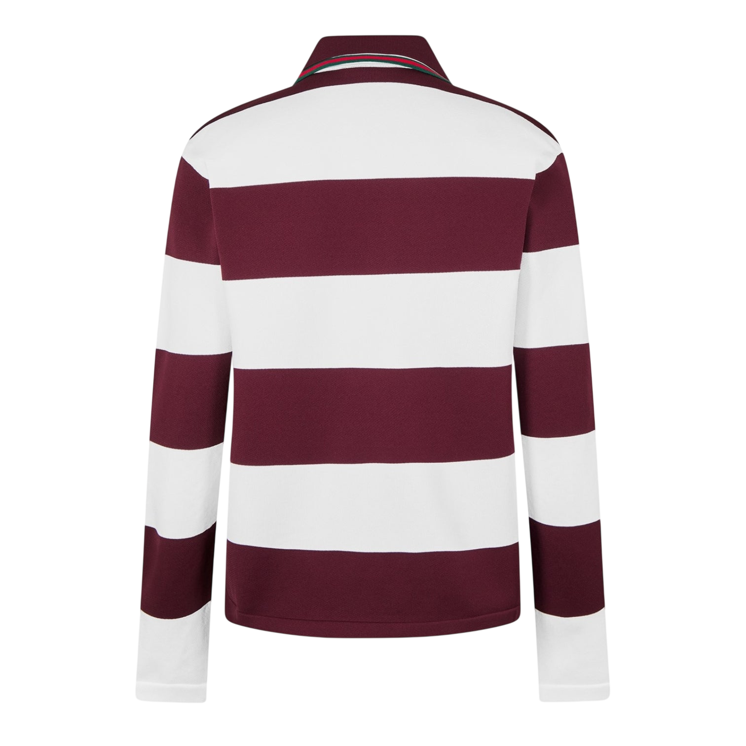 LUXURY HUB GUCCI EMBROIDERED KNIT POLO SHIRT