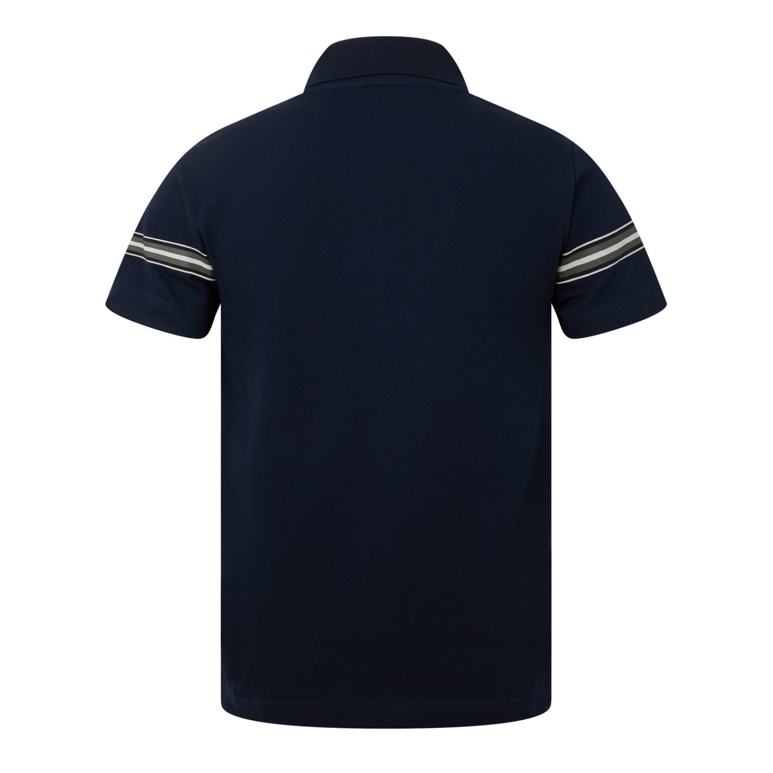 LUXURY HUB BURBERRY EKD STRIPE POLO SHIRT