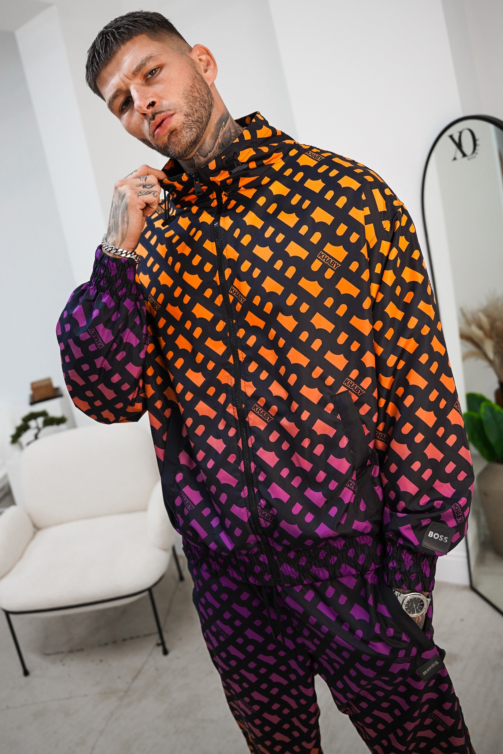 LUXURY HUB BOSS KHABY TRACKSUIT JACKET