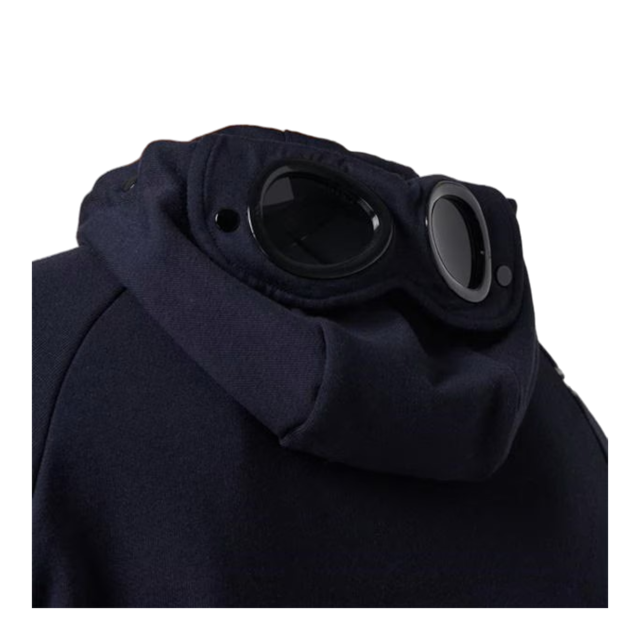LUXURY HUB CP COMPANY FULL ZIP GOGGLE HOODIE