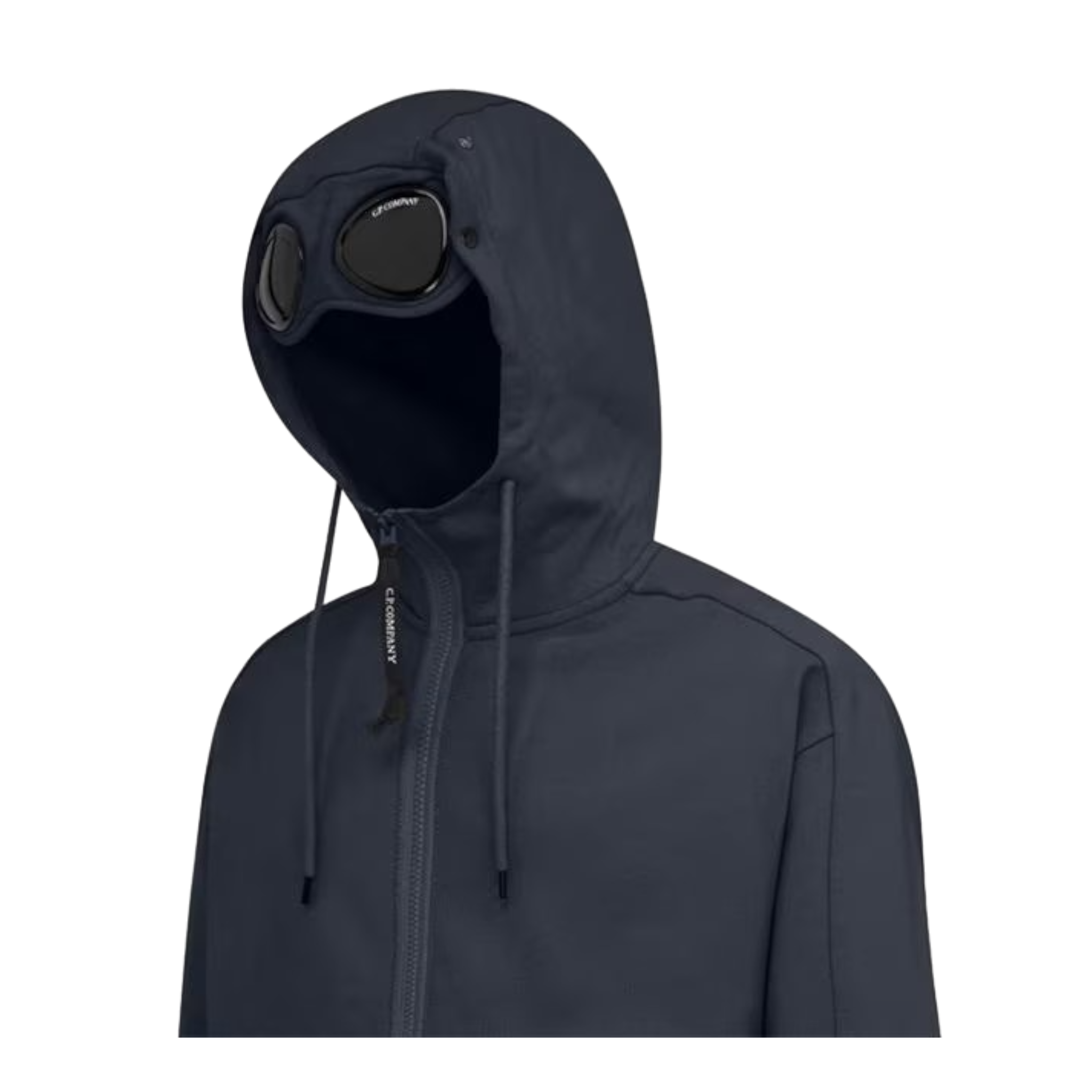 LUXURY HUB CP COMPANY FULL ZIP GOGGLE HOODIE