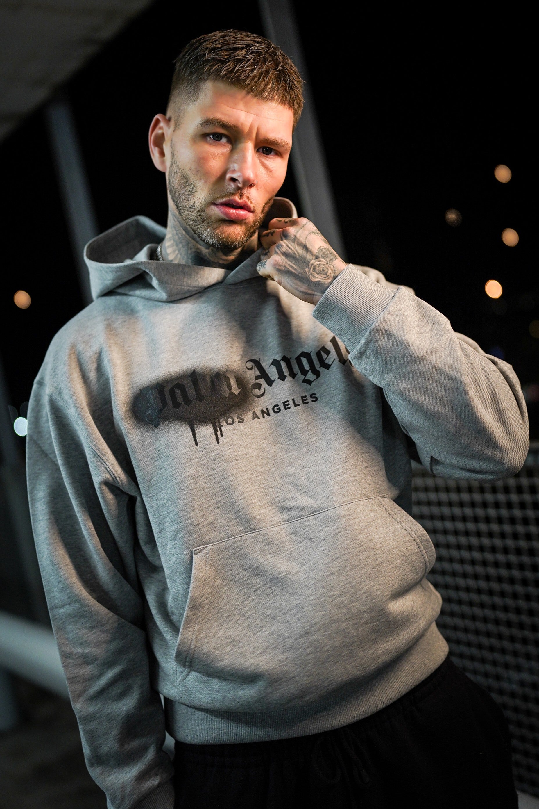 LUXURY HUB PALM ANGELS PALM SPRAY HOODIE