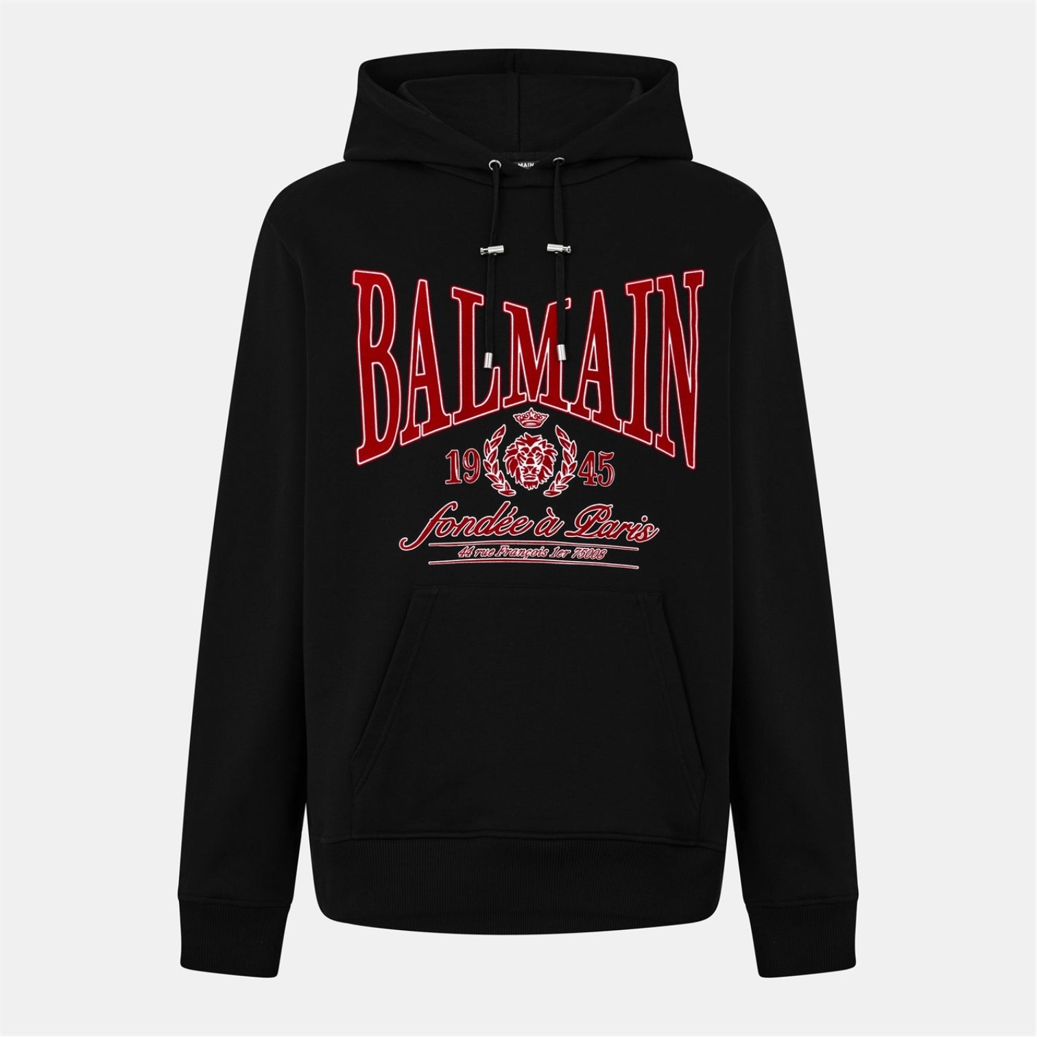 LUXURY HUB BALMAIN MEN'S OVER THE HEAD HOODIE