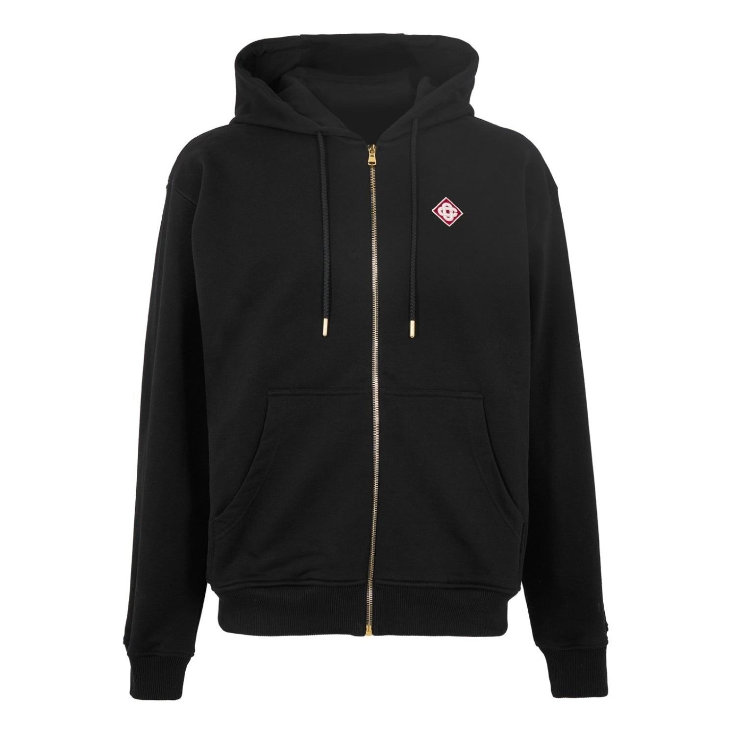 LUXURY HUB CASABLANCA CASA CLASSIC LOGO ZIP