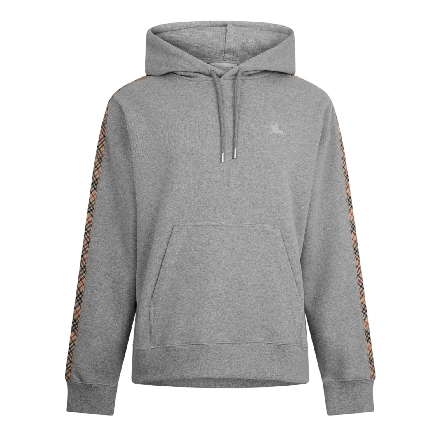 LUXURY HUB BURBERRY MEN'S TAPE ZIP HOODIE