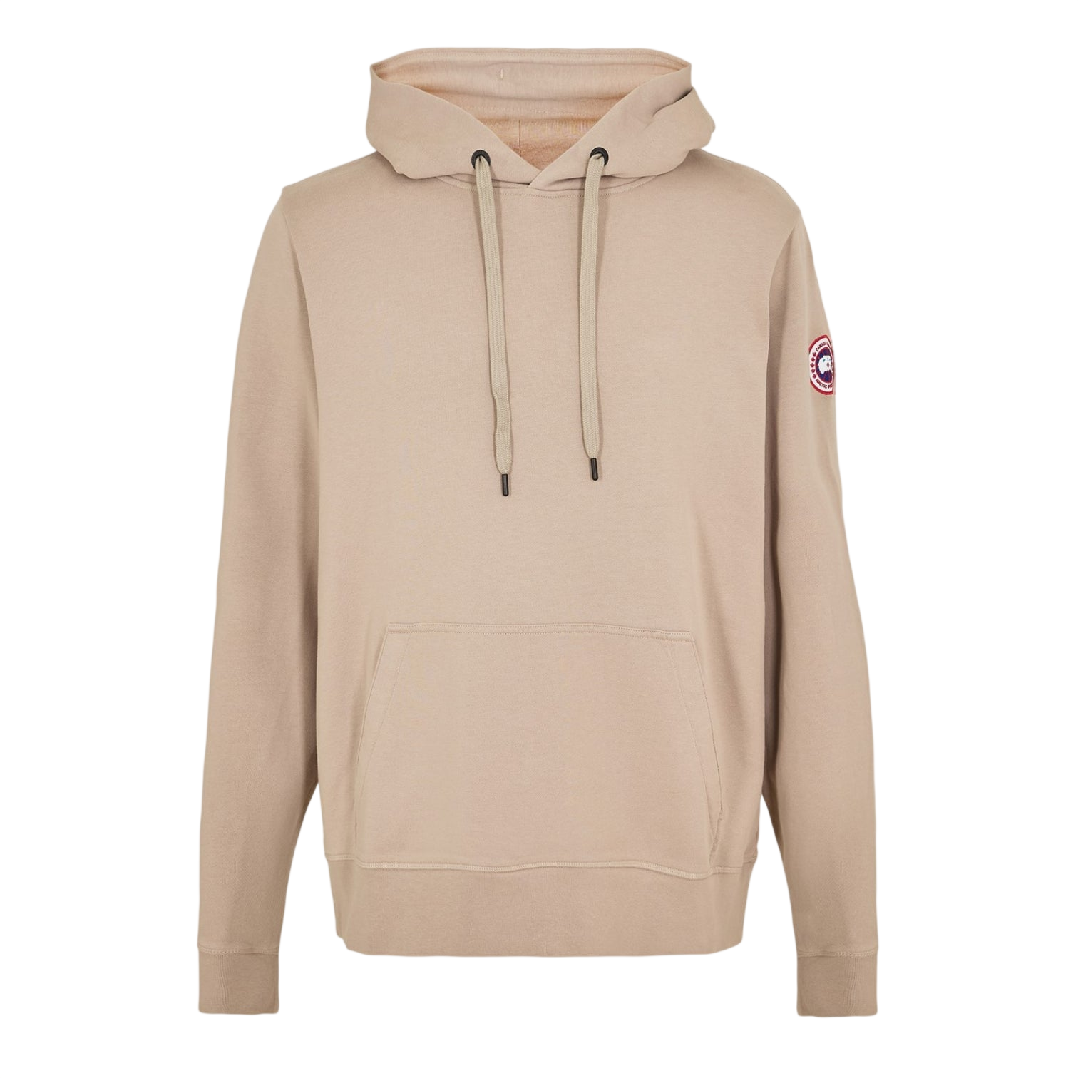 LUXURY HUB CANADA GOOSE MEN'S LOGO COTTON HURON HOODIE SWEATSHIRT