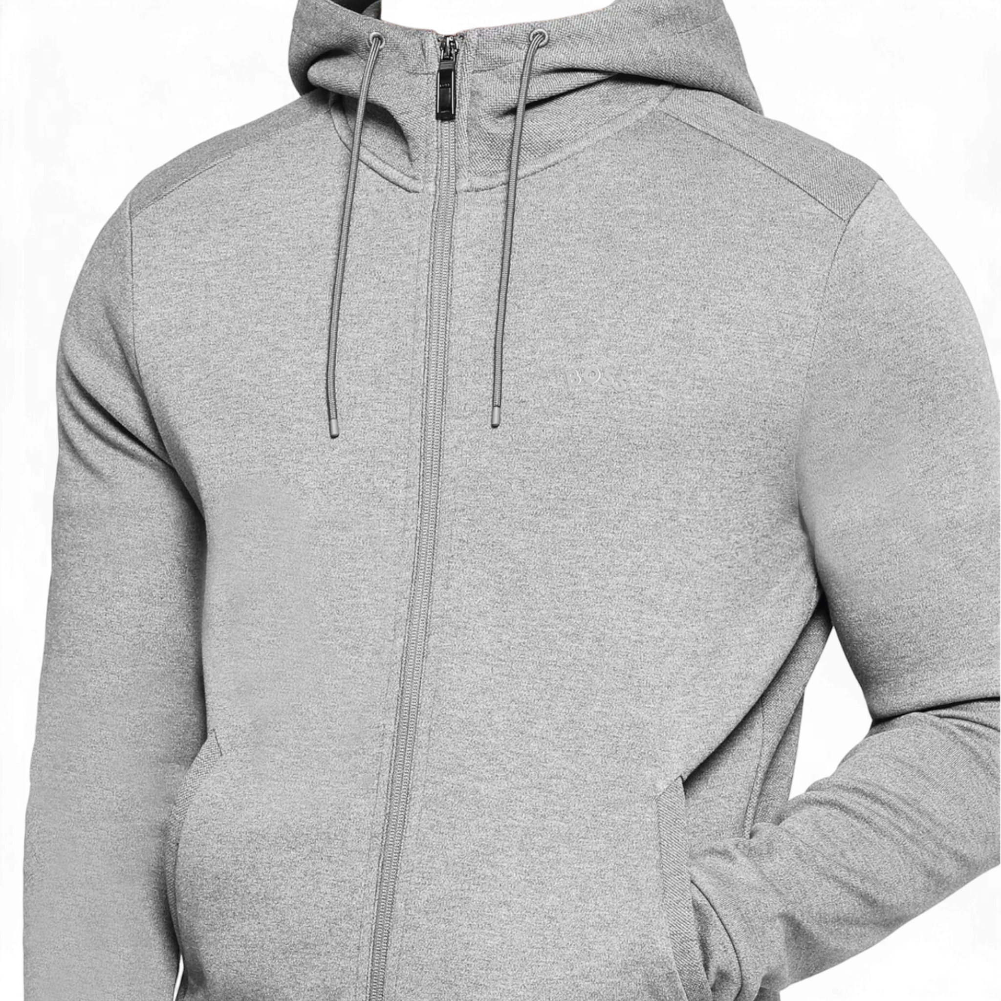 LUXURY HUB BOSS SAGGY CURVE ZIP HOODIE