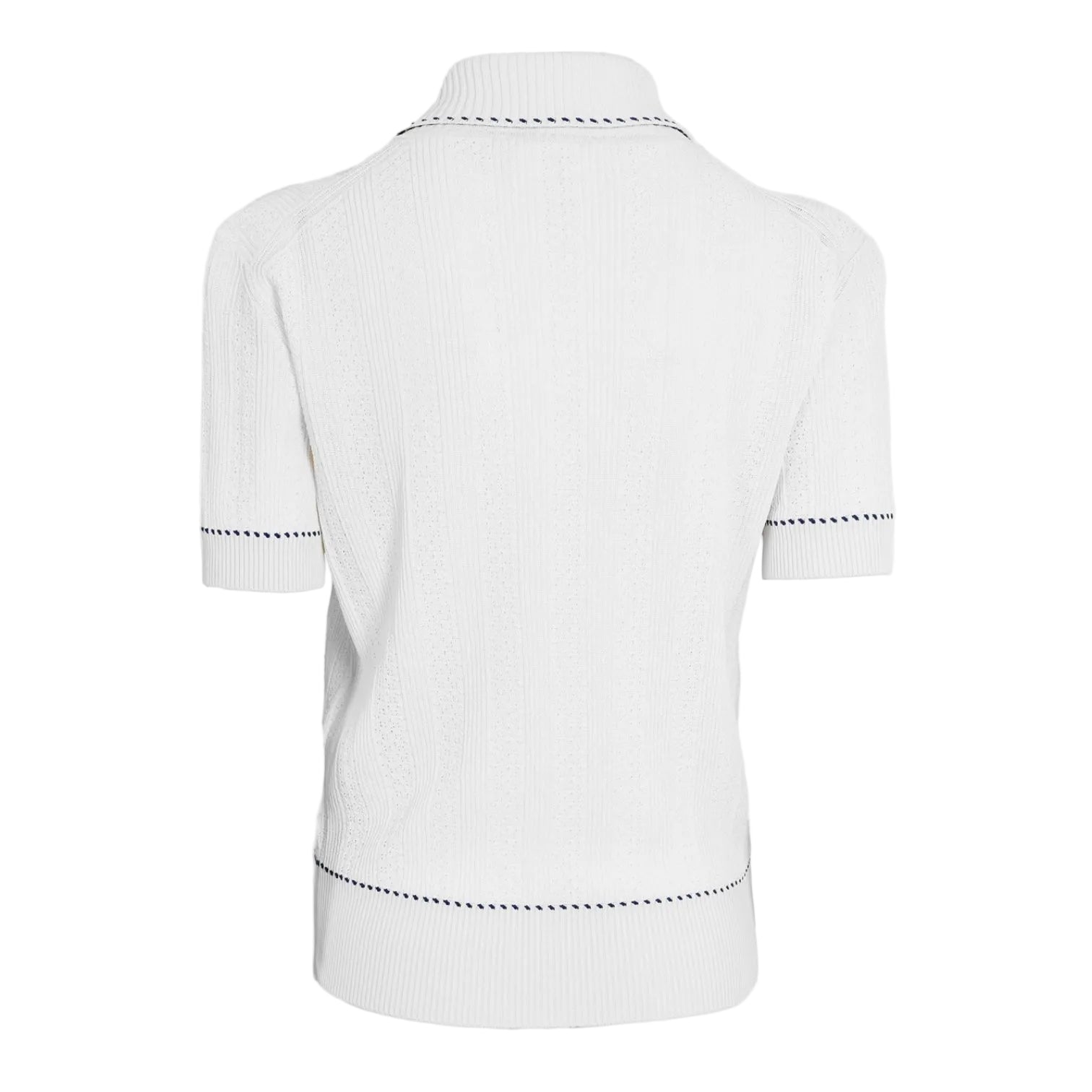 LUXURY HUB ALEXANDER MCQUEEN WOMEN'S SHORT SLEEVE POLO SHIRT