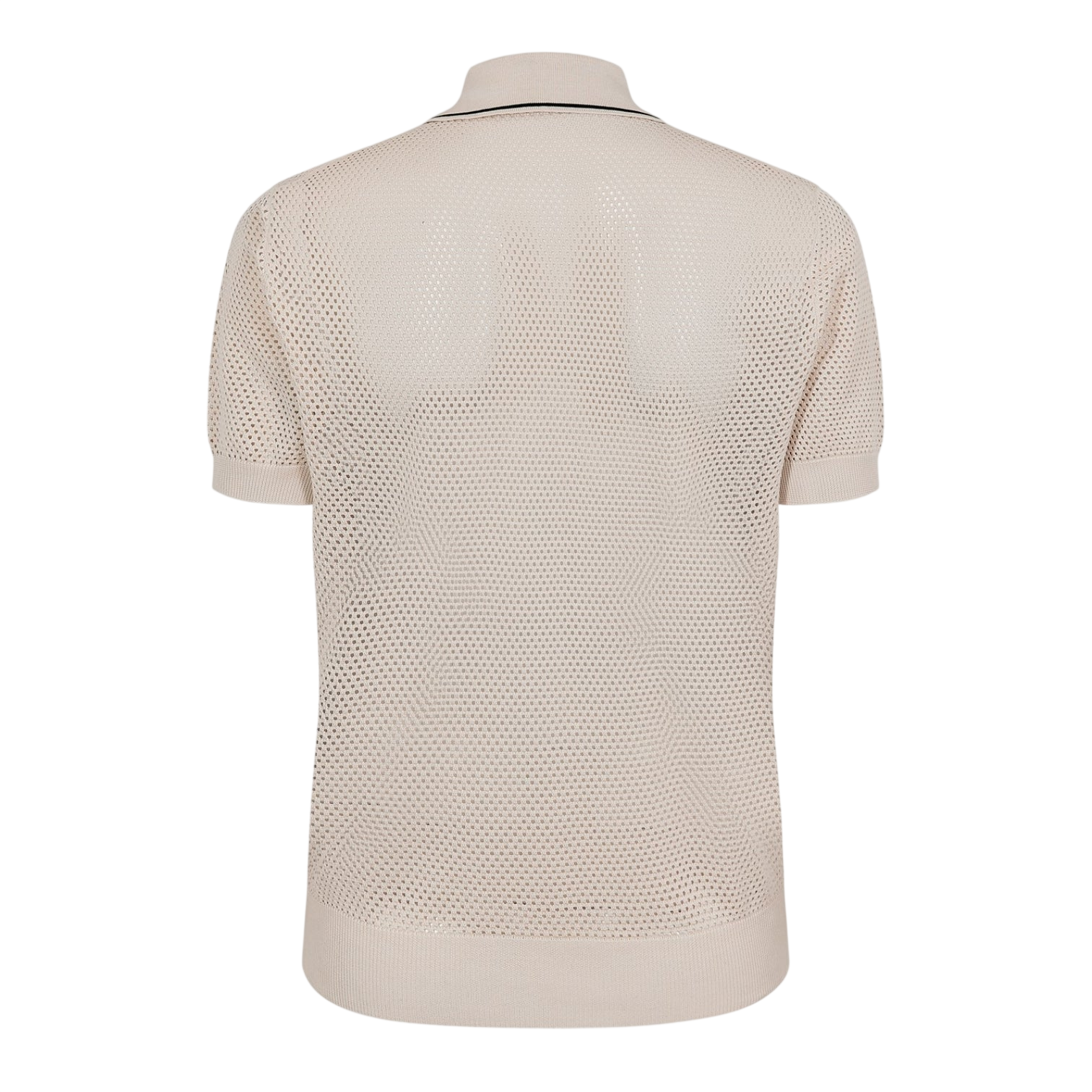 LUXURY HUB PRADA MEN'S KNITTED SHORT SLEEVE POLO SHIRT