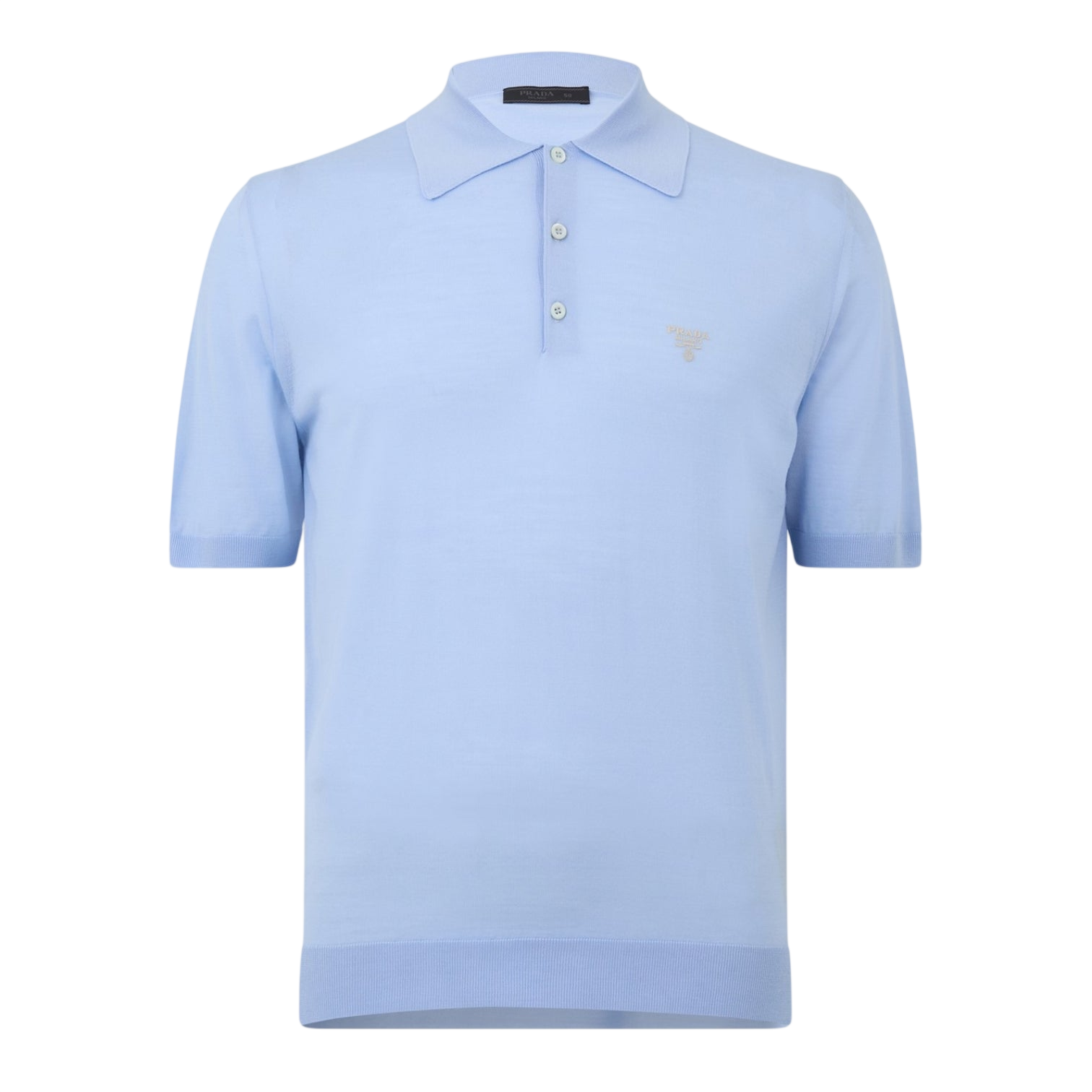 LUXURY HUB PRADA FINE WOOL POLO SHIRT