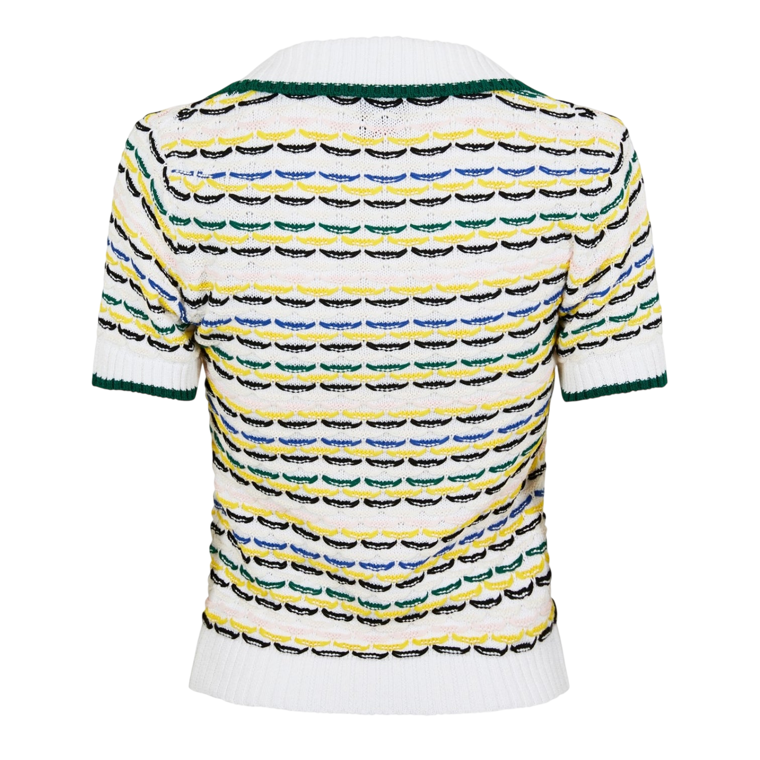 LUXURY HUB CASABLANCA WOMEN'S MULTI SHORT SLEEVE TAILORED FIT POLO SHIRT