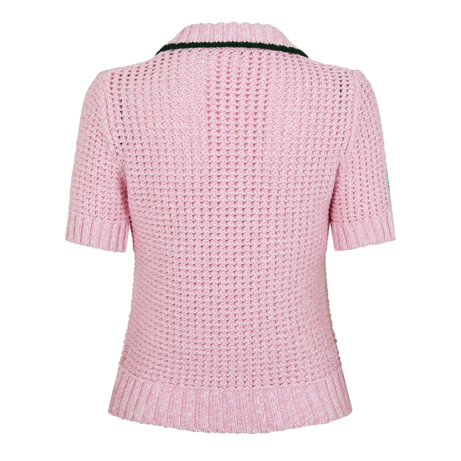 LUXURY HUB CASABLANCA WOMEN'S CASA SHORT-SLEEVE POLO SHIRT