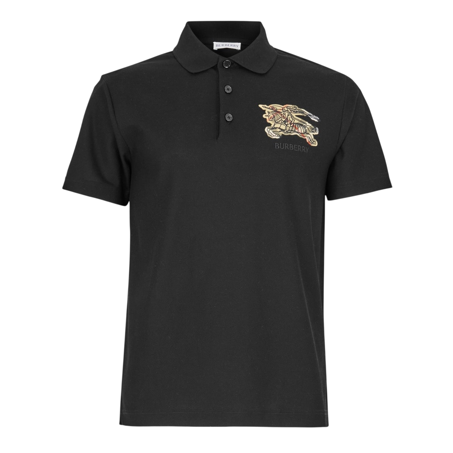 LUXURY HUB BURBERRY MEN'S SHORT SLEEVE TAILORED FIT POLO SHIRT