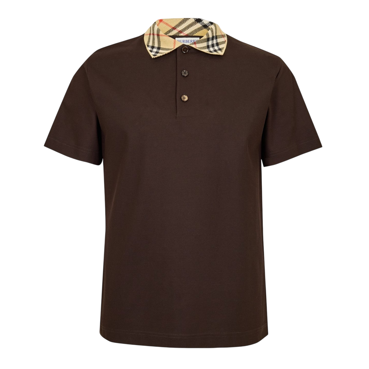 LUXURY HUB BURBERRY MEN'S SHORT SLEEVE POLO SHIRT