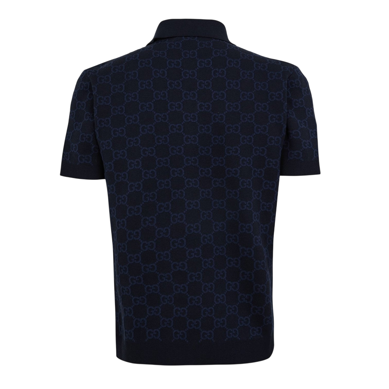 LUXURY HUB GUCCI GUCCI CTTN SILK POLO
