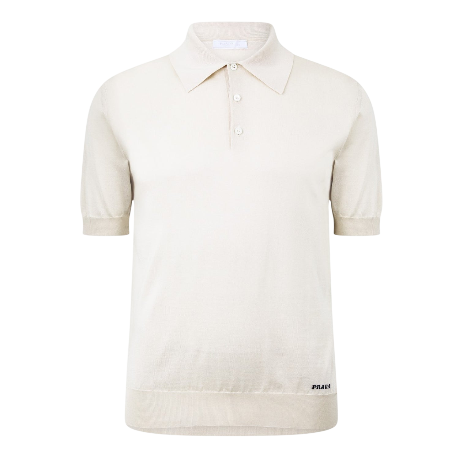 LUXURY HUB PRADA LIGHT KNT POLO SHIRT