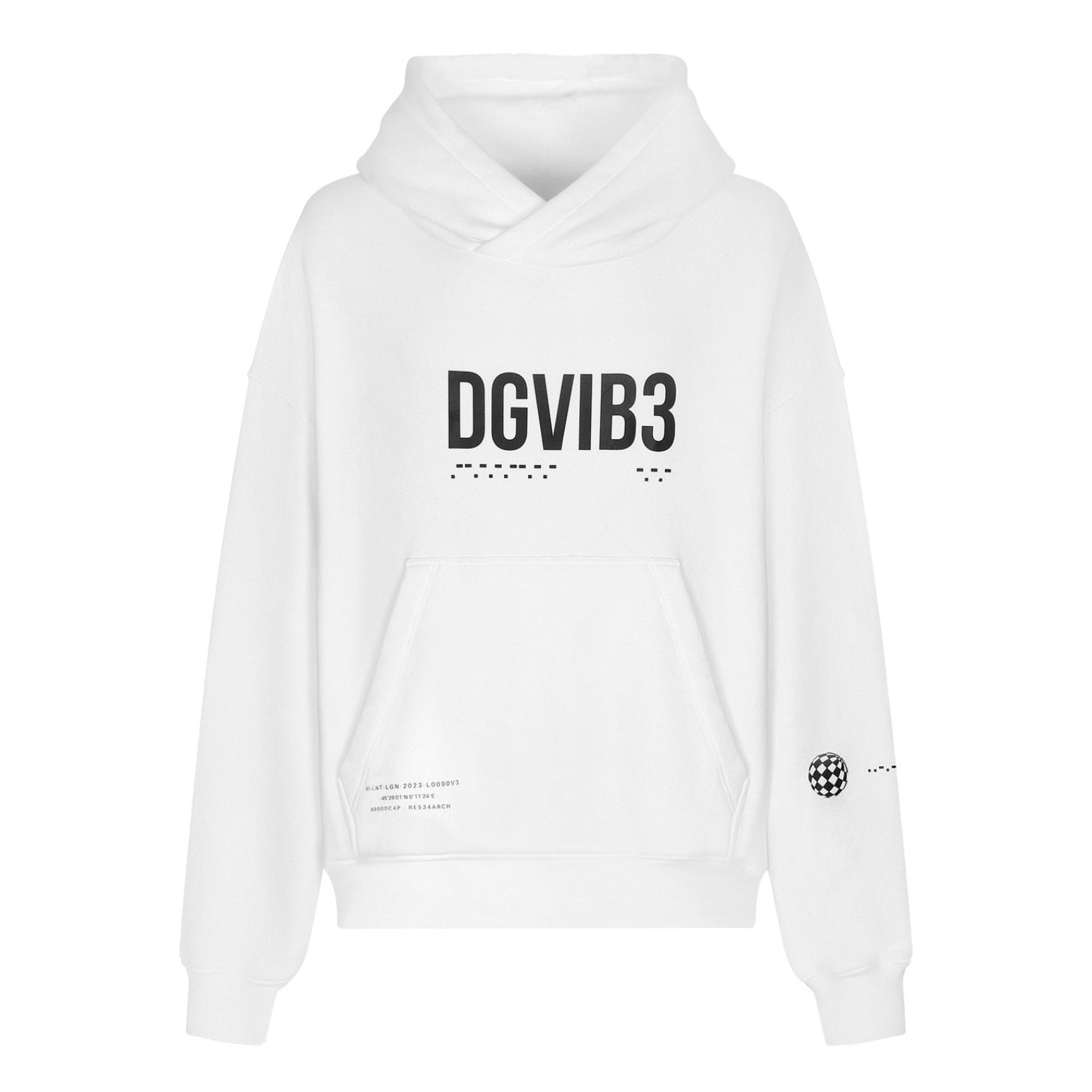 LUXURY HUB DOLCE AND GABBANA DG VIB3 PRINT JERSEY HOODIE
