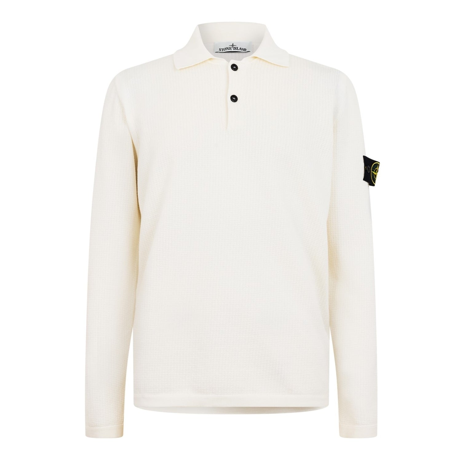 LUXURY HUB STONE ISLAND MENS KNIT POLO SHIRT