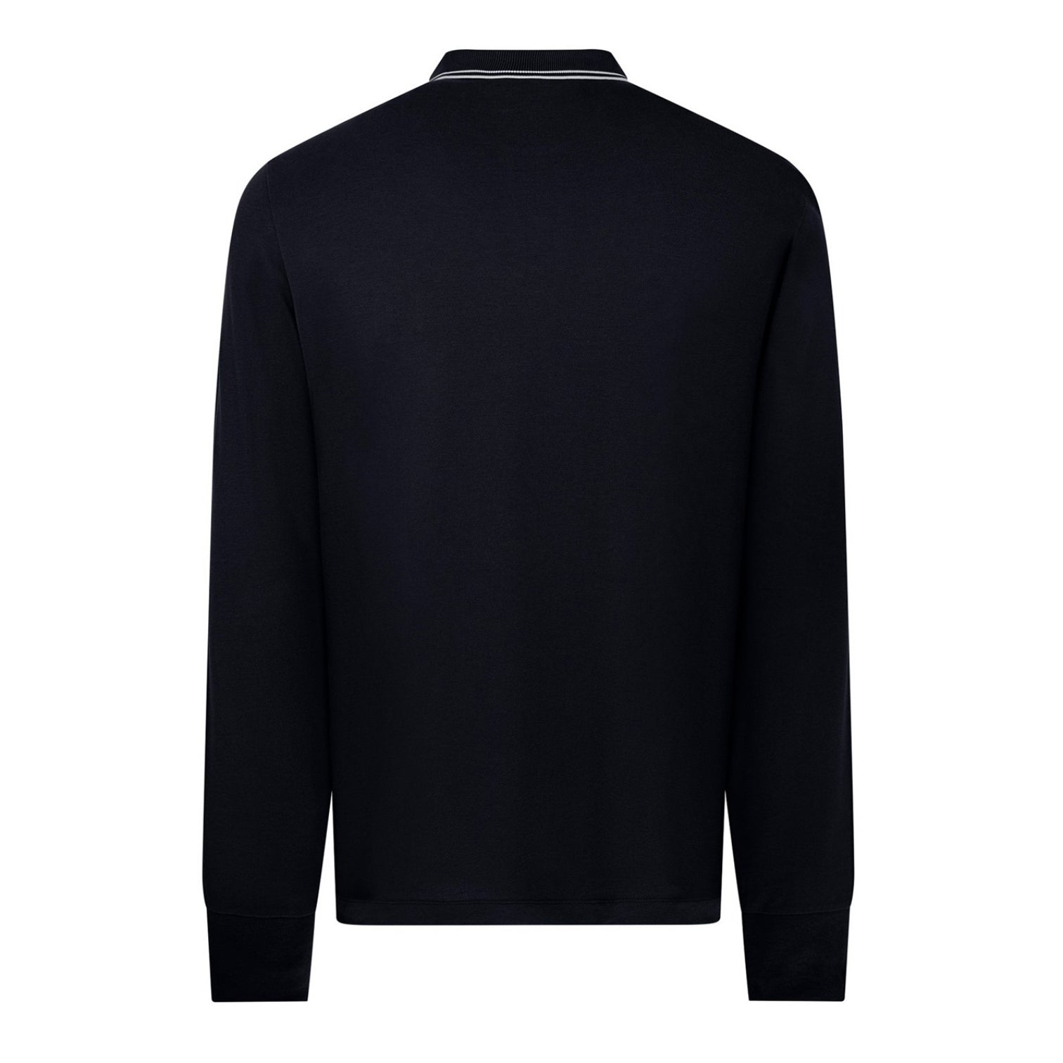 LUXURY HUB STONE ISLAND MEN'S LOGO COTTON COMPASS PATCH POLO SHIRT