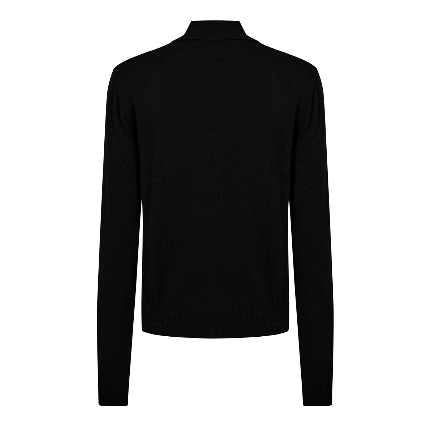 LUXURY HUB AMIRI CRYSTAL LONG SLEEVE POLO SHIRT
