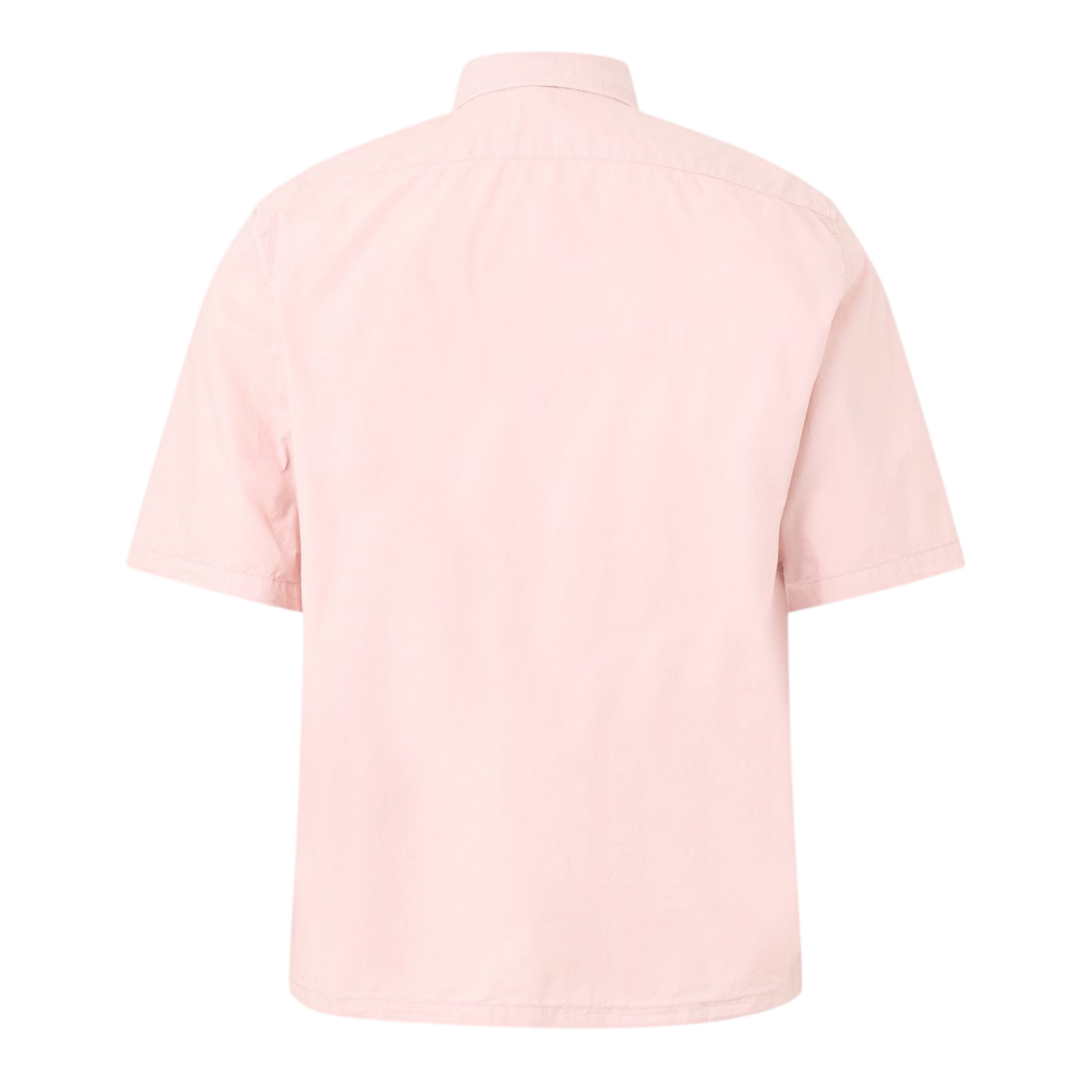 LUXURY HUB CP COMPANY SHORT SLEEVE EMBROIDERED LOGO SHIRT