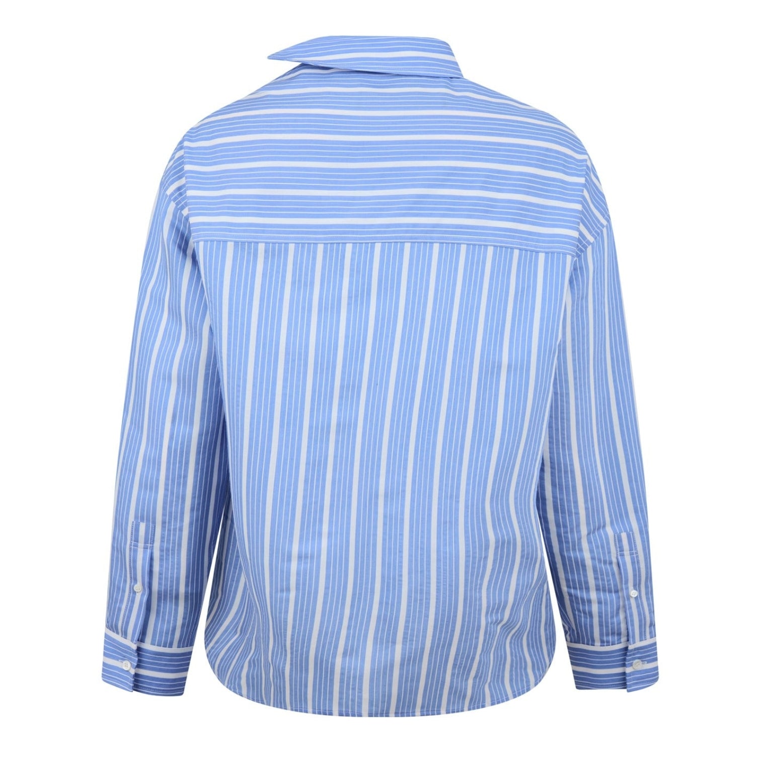 LUXURY HUB JACQUEMUS LA STRIPED ASYMMETRIC SHIRT