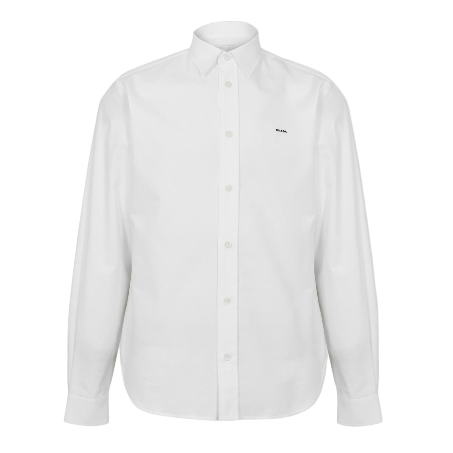 LUXURY HUB PRADA MEN'S LONG SLEEVE PLAIN SHIRT