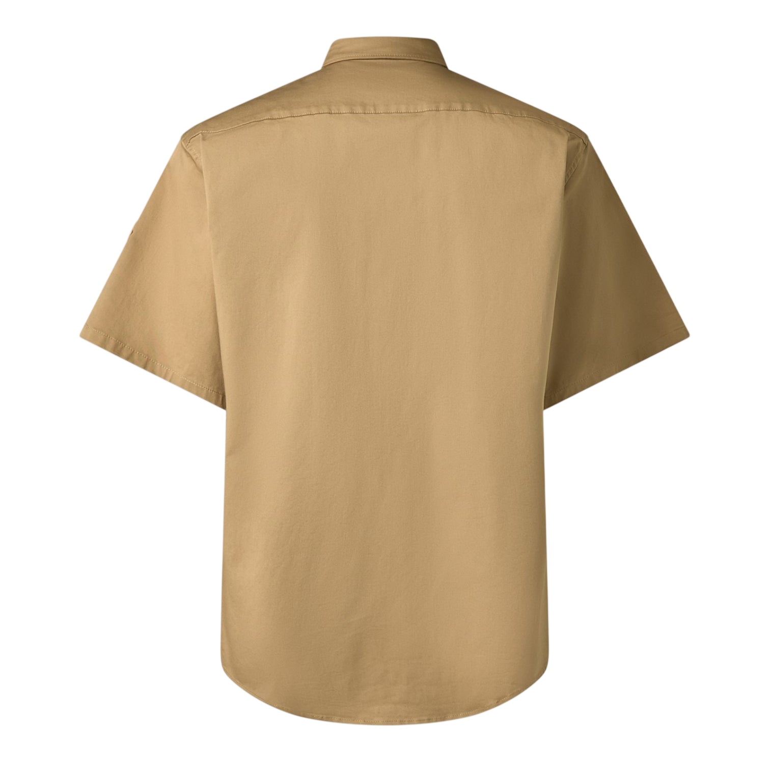 LUXURY HUB MONCLER MEN'S SHORT SLEEVE PLAIN SHIRT