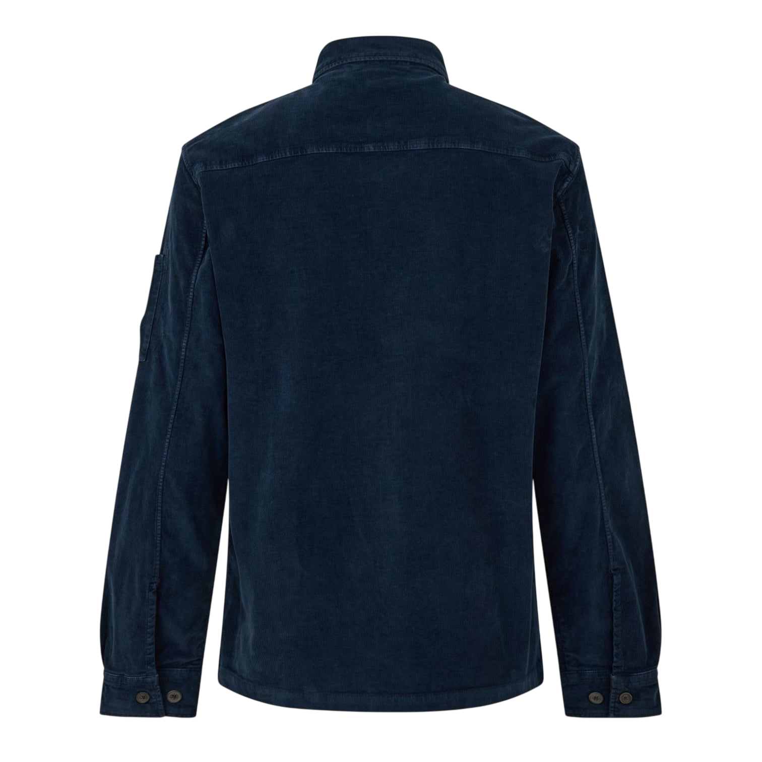 LUXURY HUB CP COMPANY MEN'S LENS SINGLE POCKET LONG SLEEVE CORDUROY SHIRT