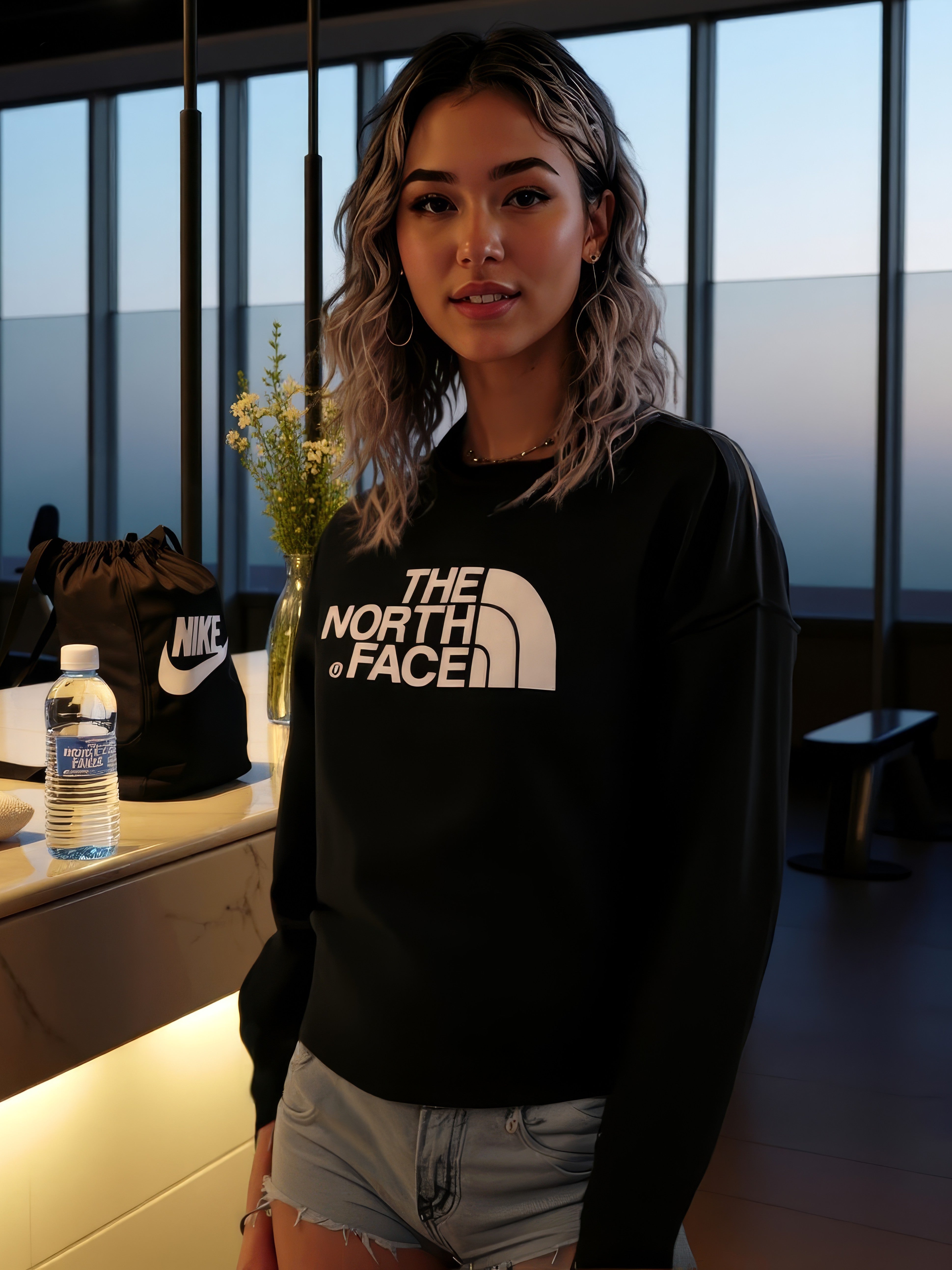 LUXURY HUB THE NORTH FACE DREW PEAK SWEATER