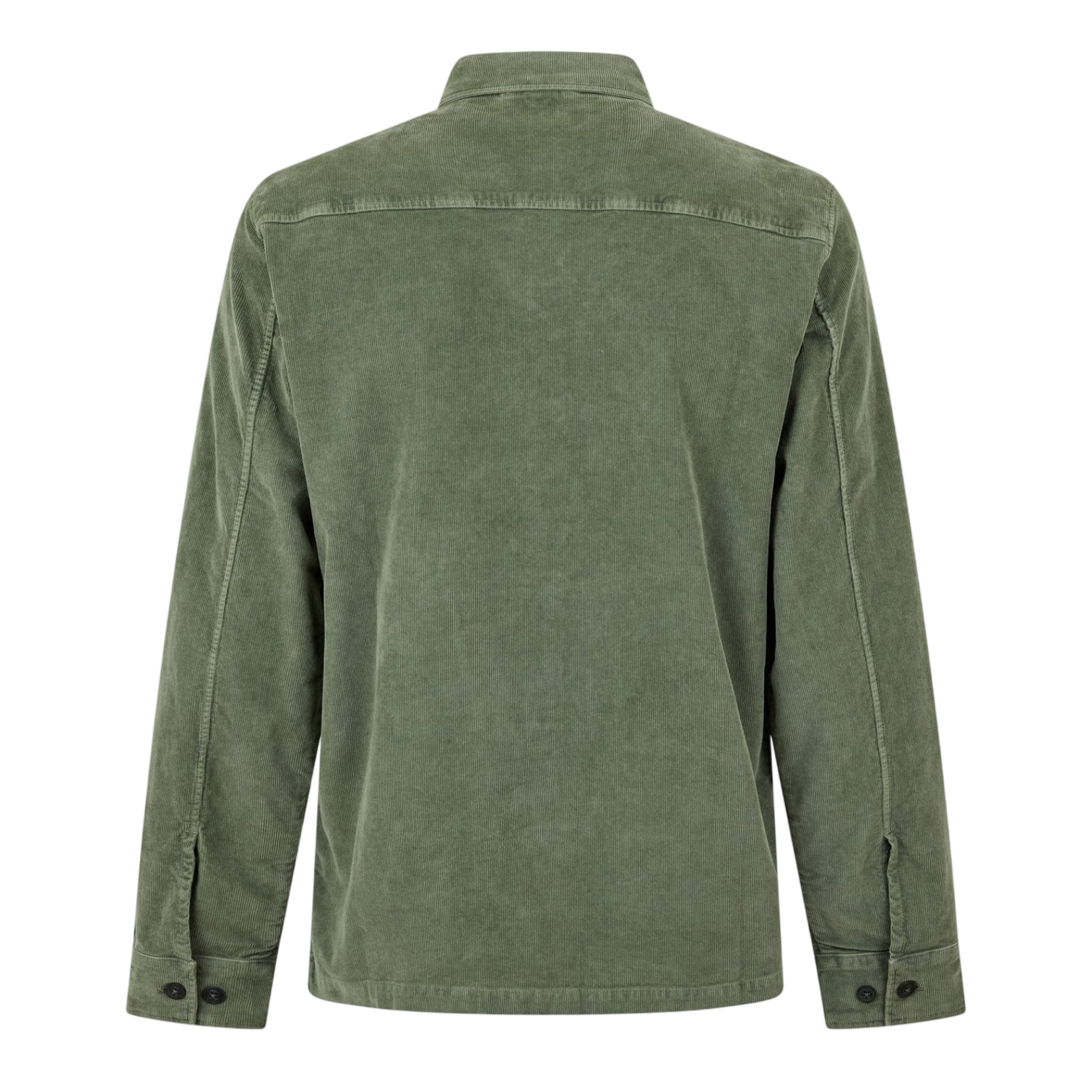 LUXURY HUB CP COMPANY MEN'S LENS CORD LONG SLEEVE PLAIN SHIRT