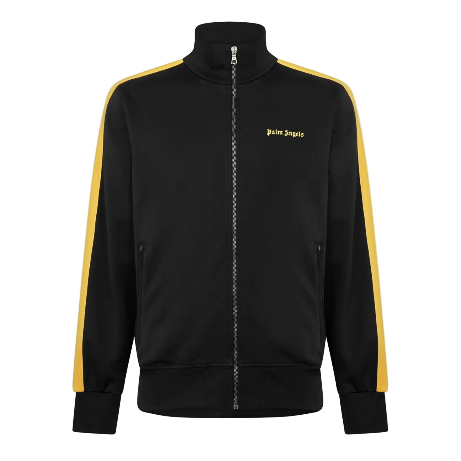 LUXURY HUB PALM ANGELS MEN'S CLASSIC TRACK SIDE STRIPE RELAXED FIT TRACKSUIT TOP