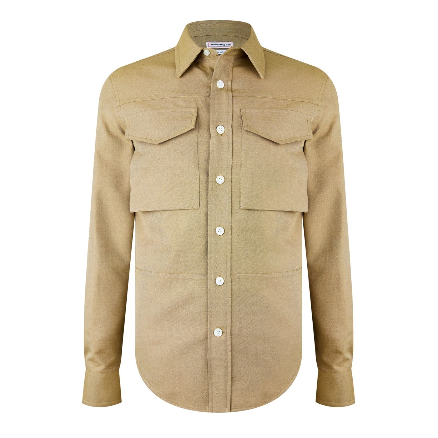 LUXURY HUB ALEXANDER MCQUEEN MILITARY POCKET SHIRT