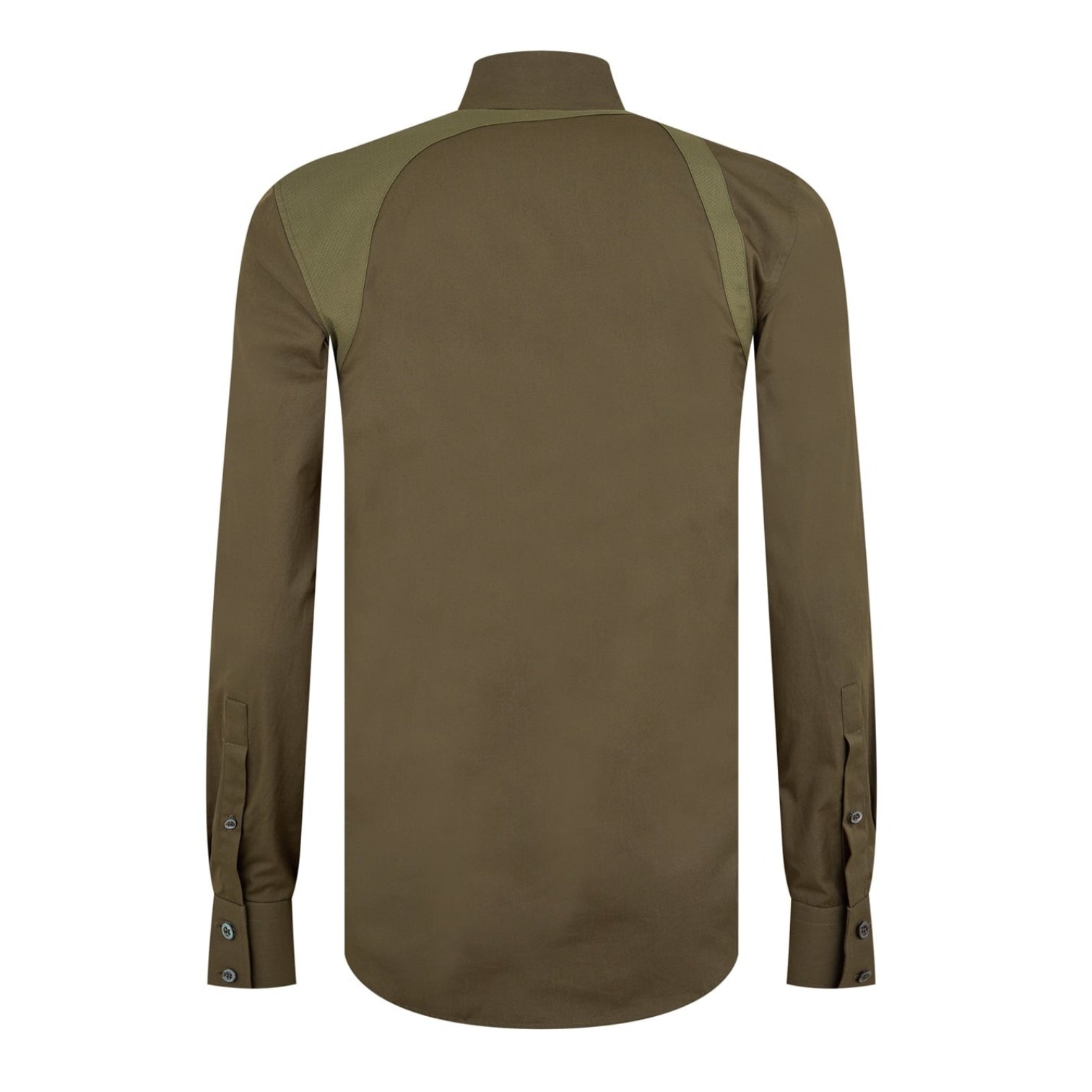LUXURY HUB ALEXANDER MCQUEEN MILITARY HARNESS SHIRT