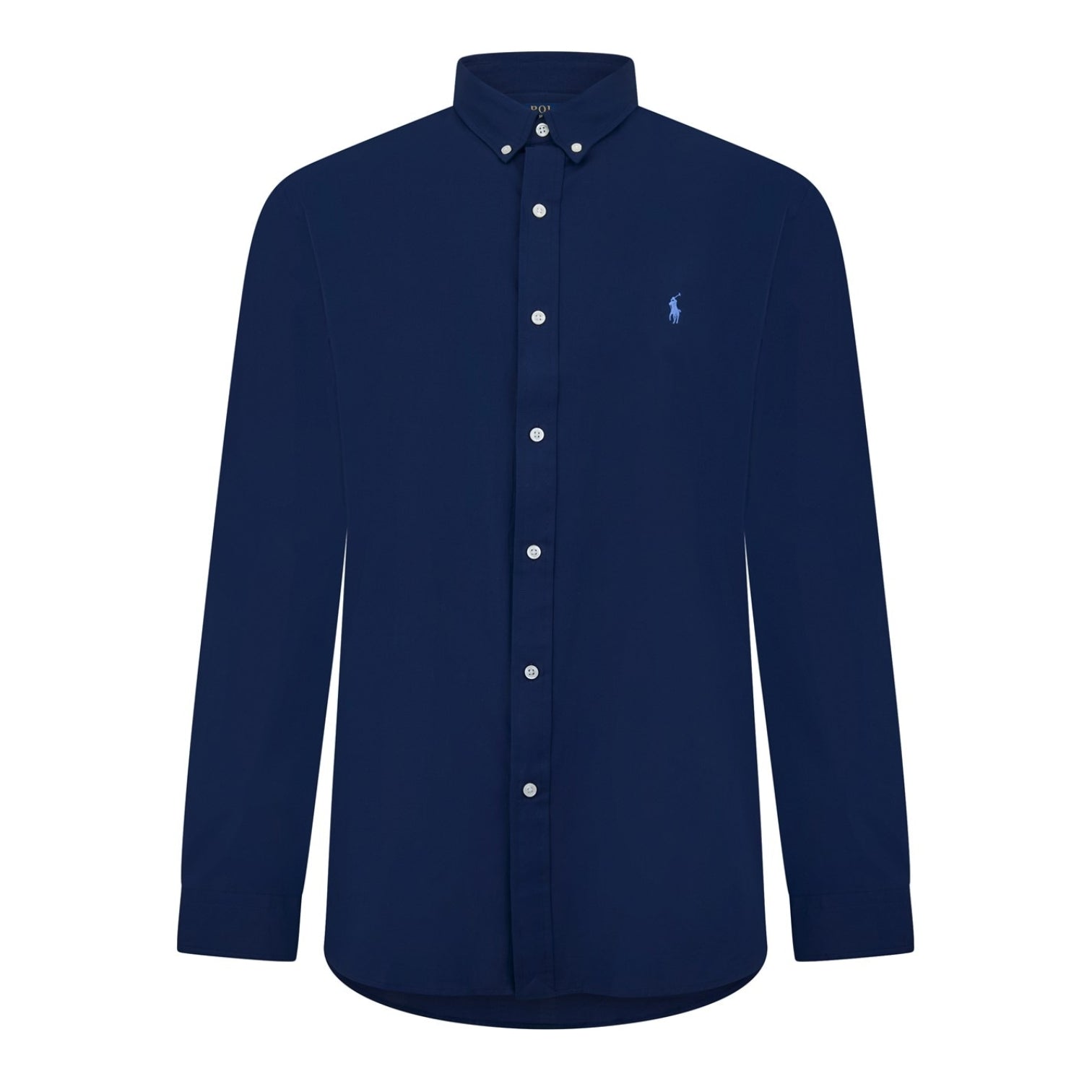 LUXURY HUB POLO RALPH LAUREN LOGO POPLIN SHIRT
