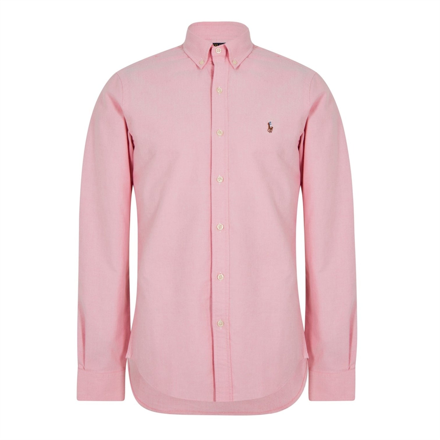 LUXURY HUB POLO RALPH LAUREN SLIM FIT LOGO OXFORD SHIRT