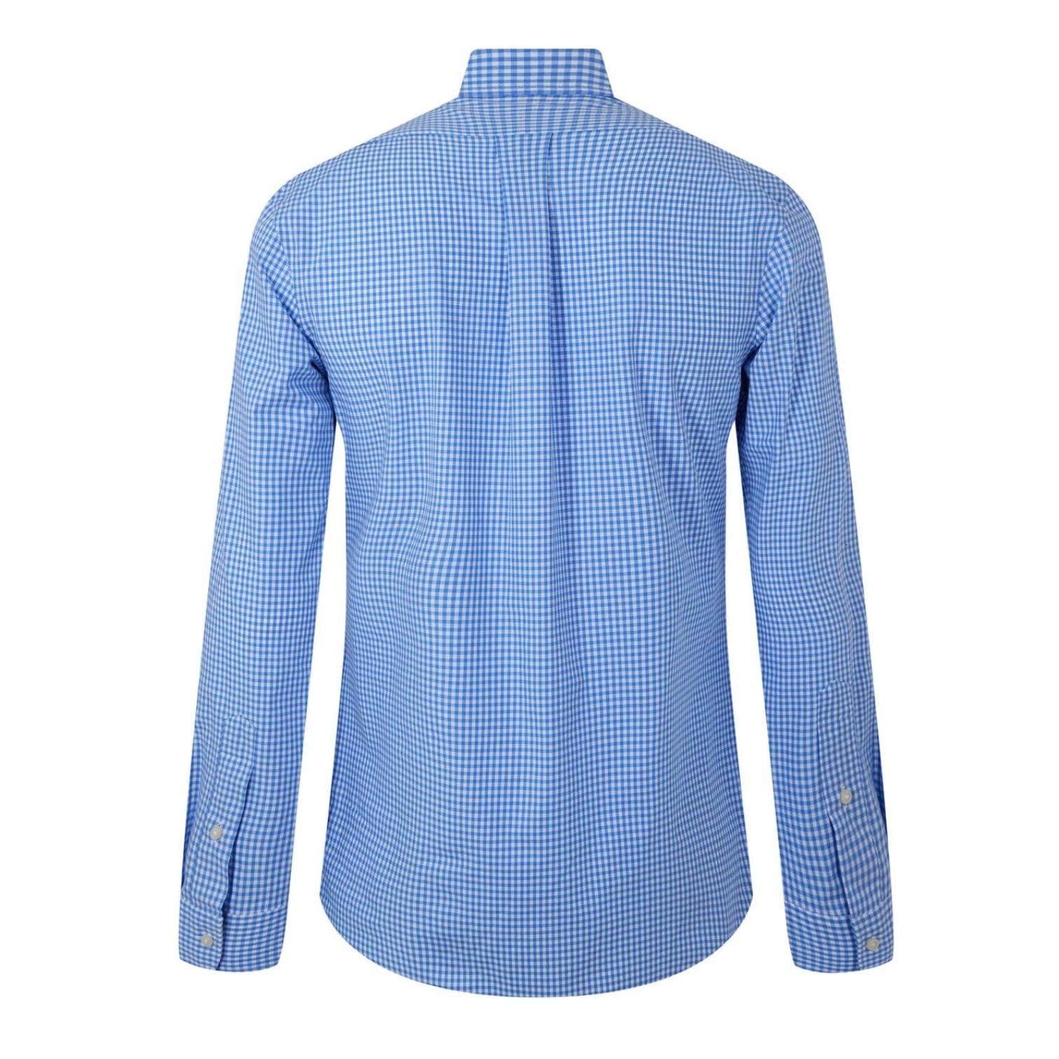 LUXURY HUB POLO RALPH LAUREN GINGHAM POPLIN SLIM FIT SHIRT