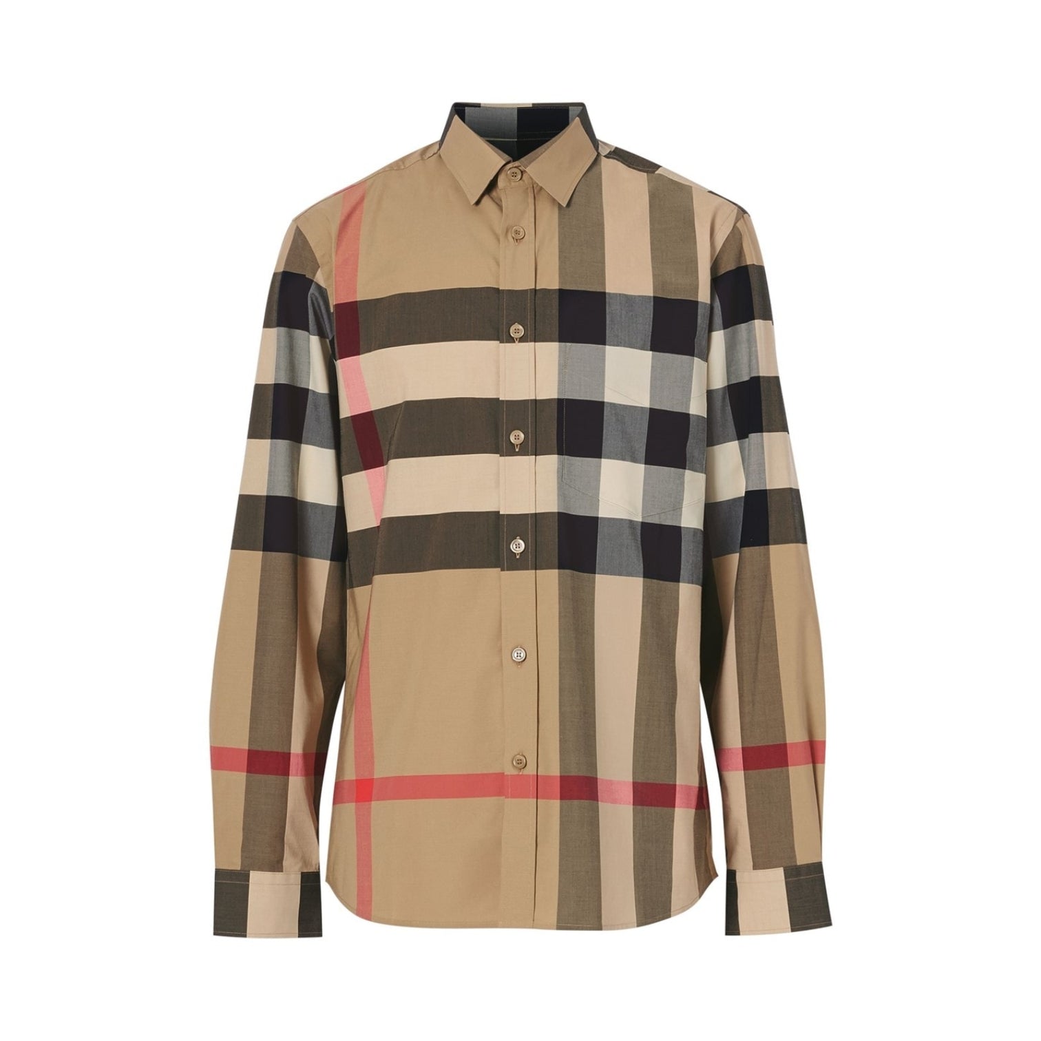 LUXURY HUB BURBERRY SOMERTON LONG SLEEVED SHIRT