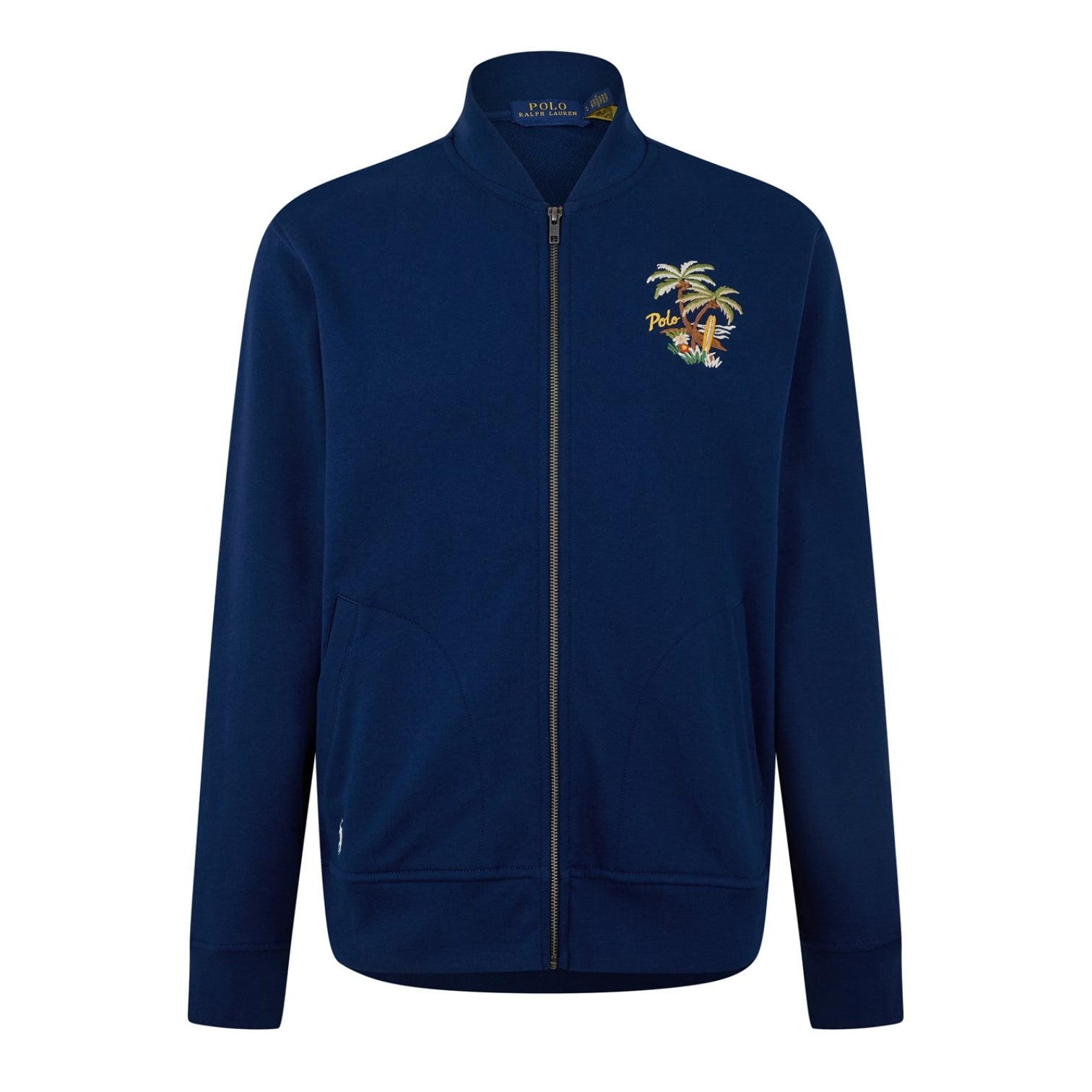 LUXURY HUB POLO RALPH LAUREN PALM JERSEY TRACKSUIT JACKET